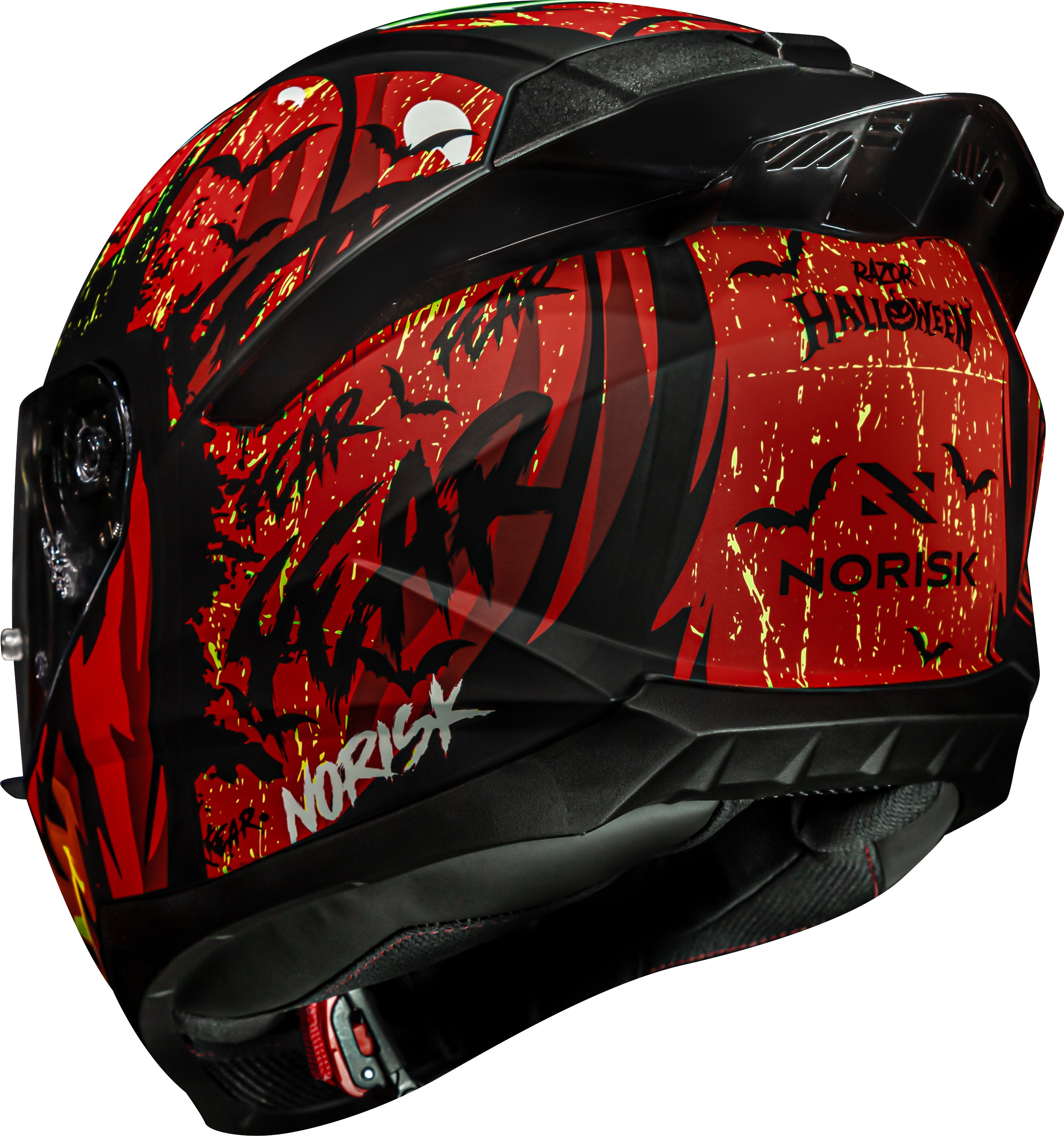 Capacete Norisk Razor Halloween Laranja