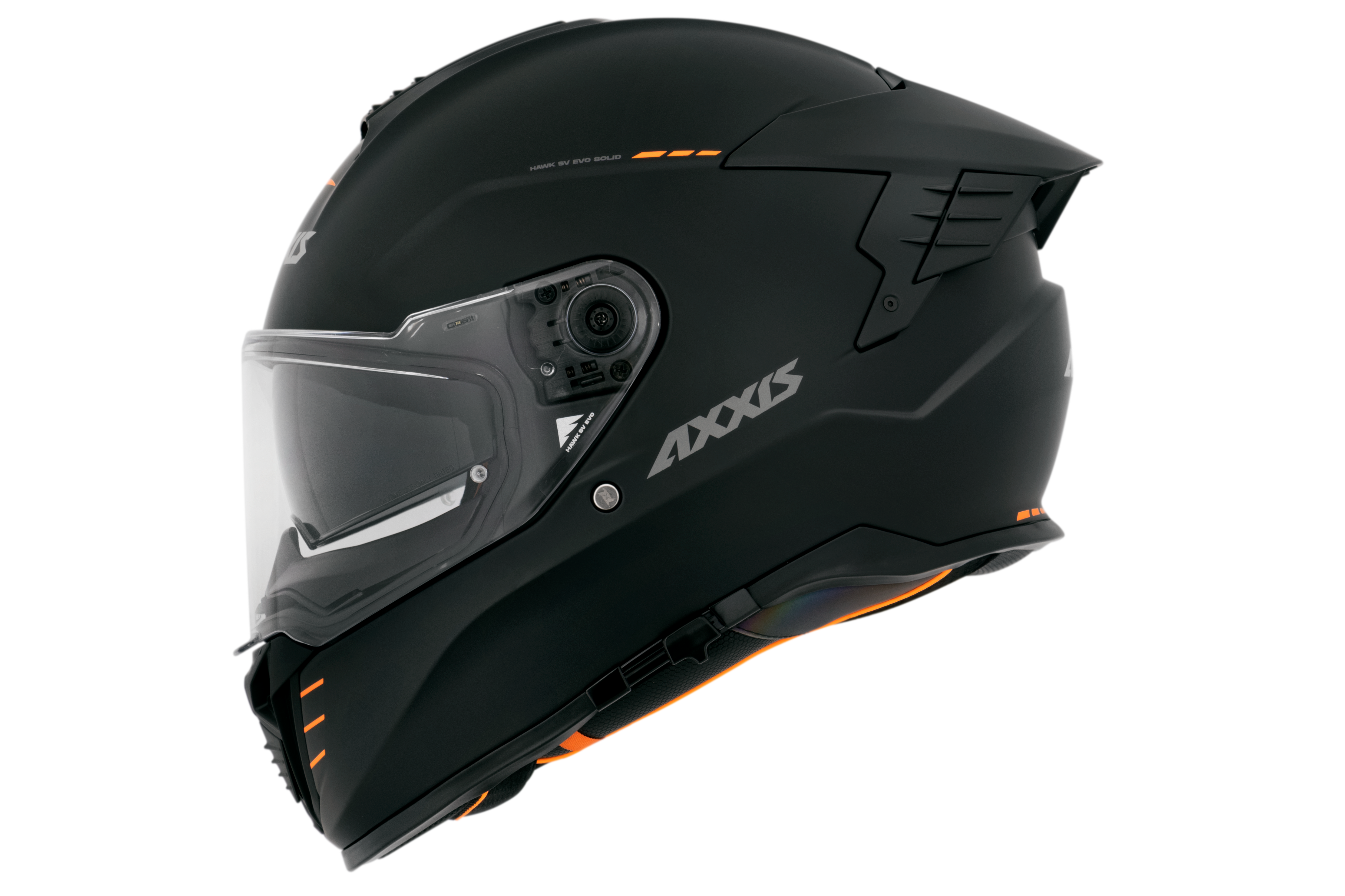 Capacete Axxis Hawk Evo Sv Solid A1 Preto Matte