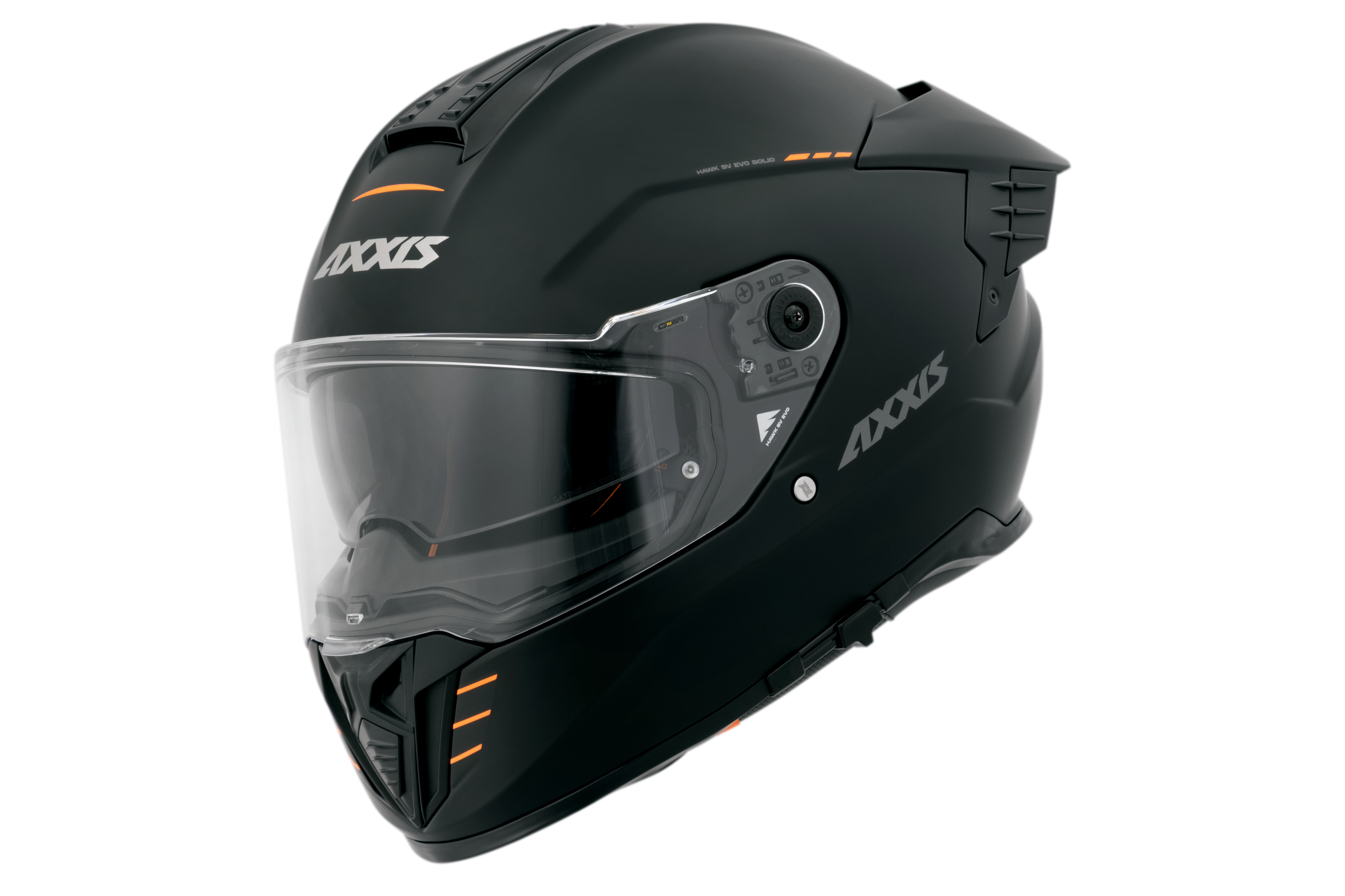 Capacete Axxis Hawk Evo Sv Solid A1 Preto Matte