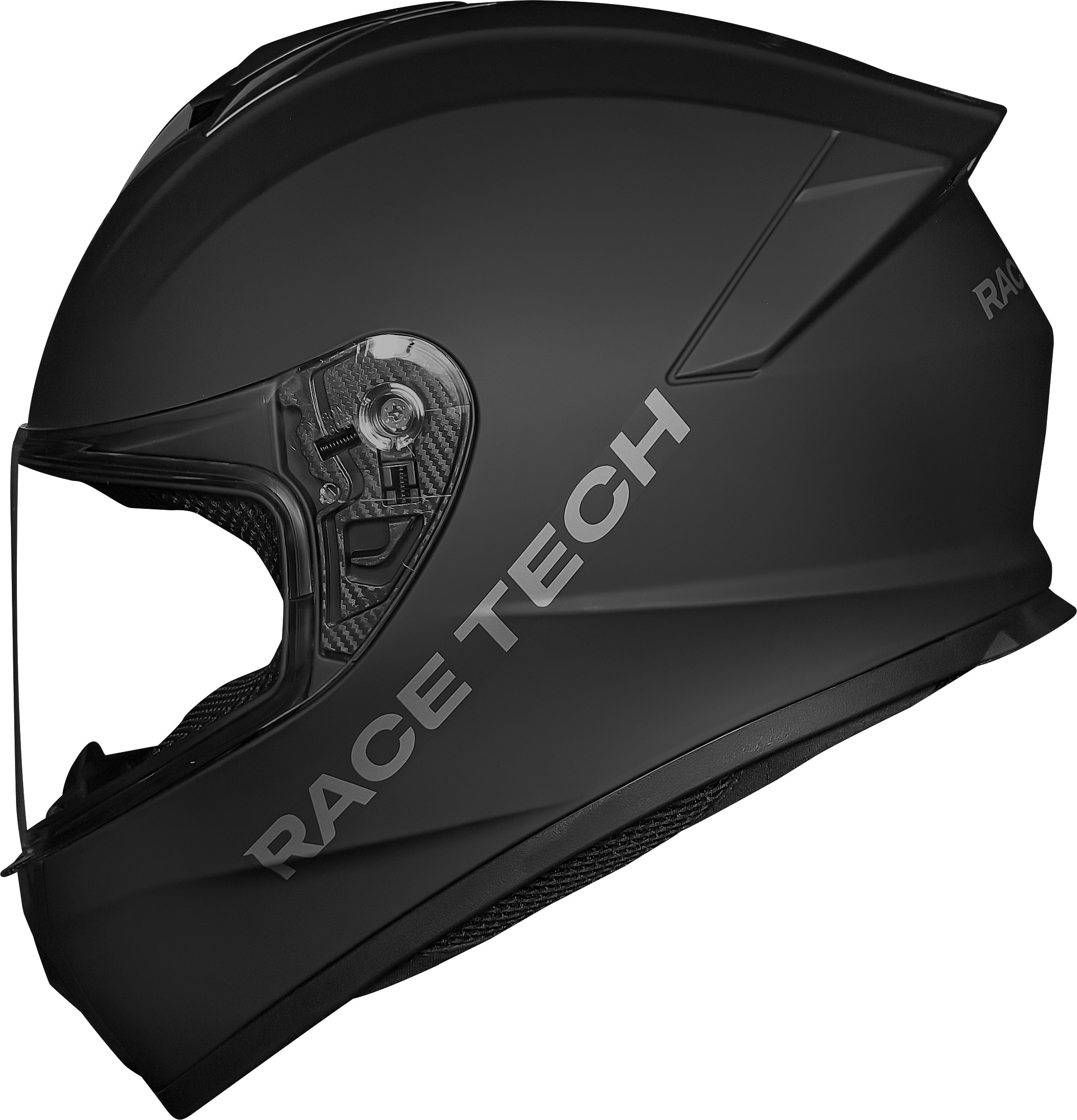 Capacete Race Tech Hit Monocolor Preto