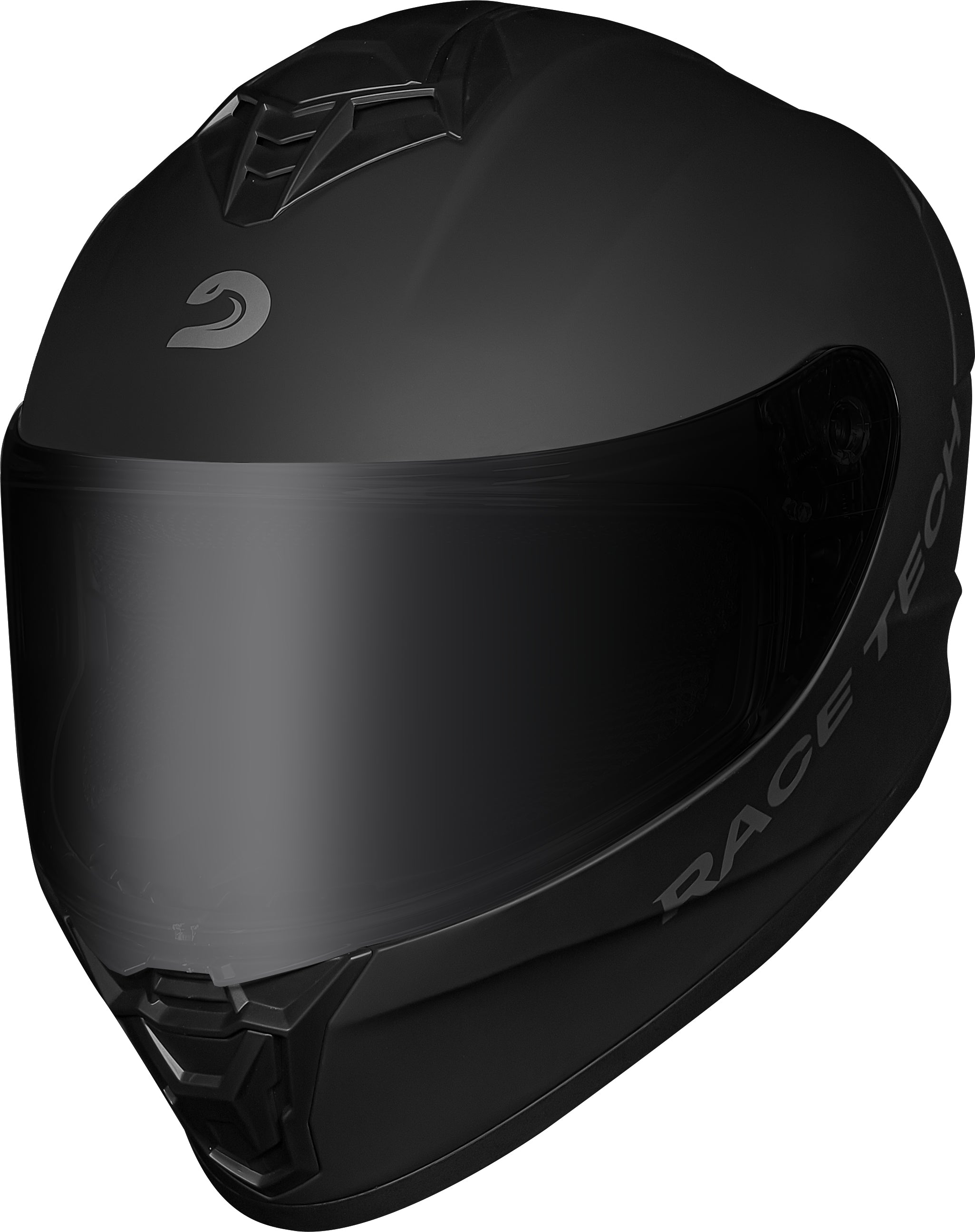 Capacete Race Tech Hit Monocolor Preto