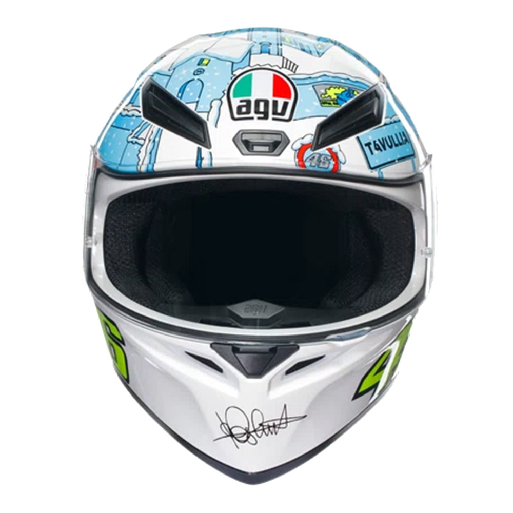 Capacete agv k1 s e2206 Rossi Winter Test 2017