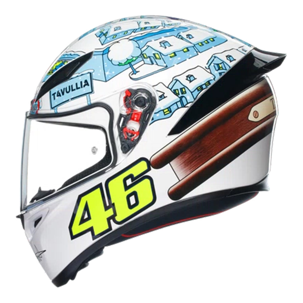 Capacete agv k1 s e2206 Rossi Winter Test 2017