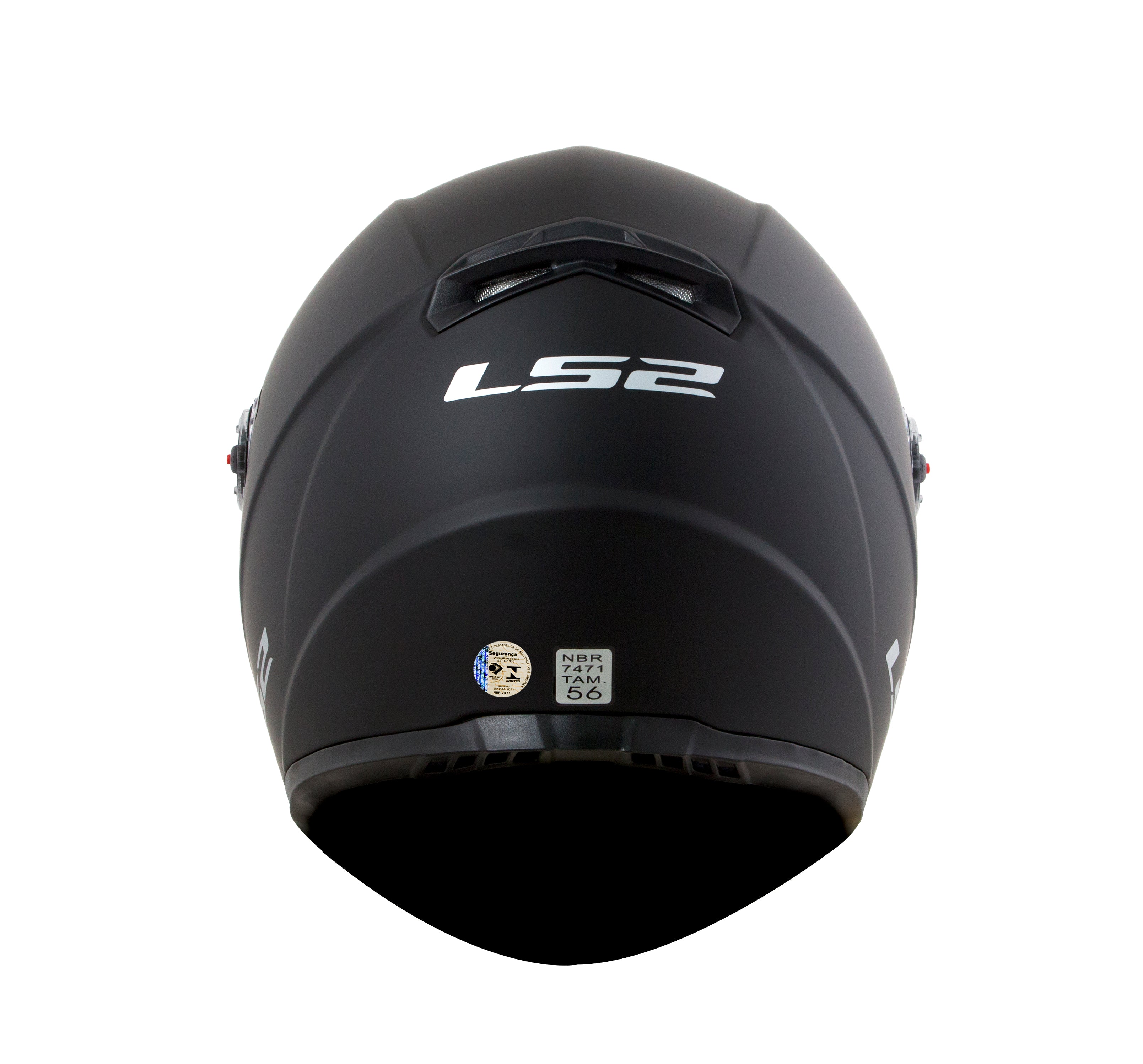 Capacete Ls2 Ff358 Classic Mono Preto