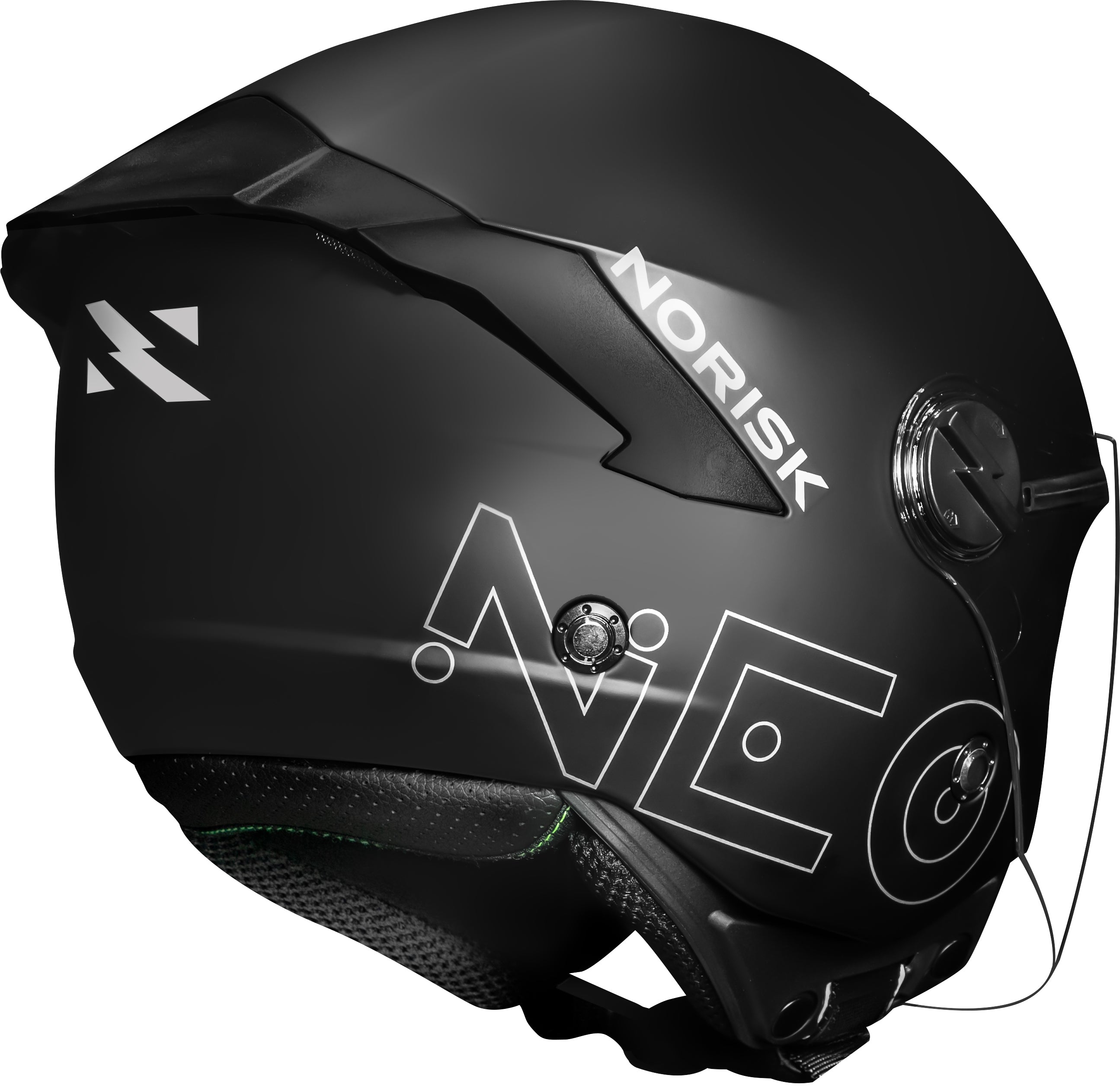 Capacete Norisk Neo Monocolor Matte Preto