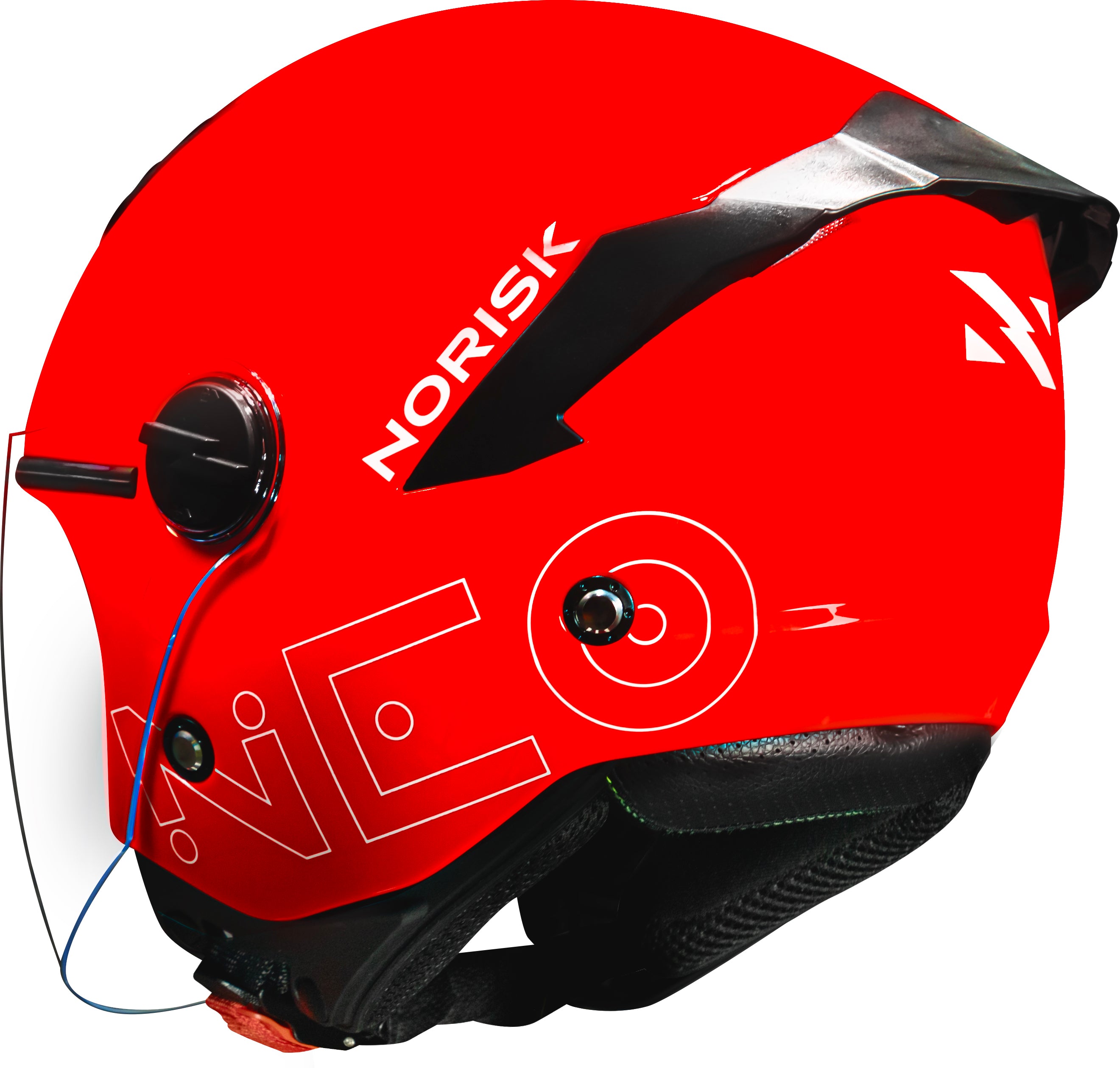 Capacete Norisk Neo Monocolor Vermelho