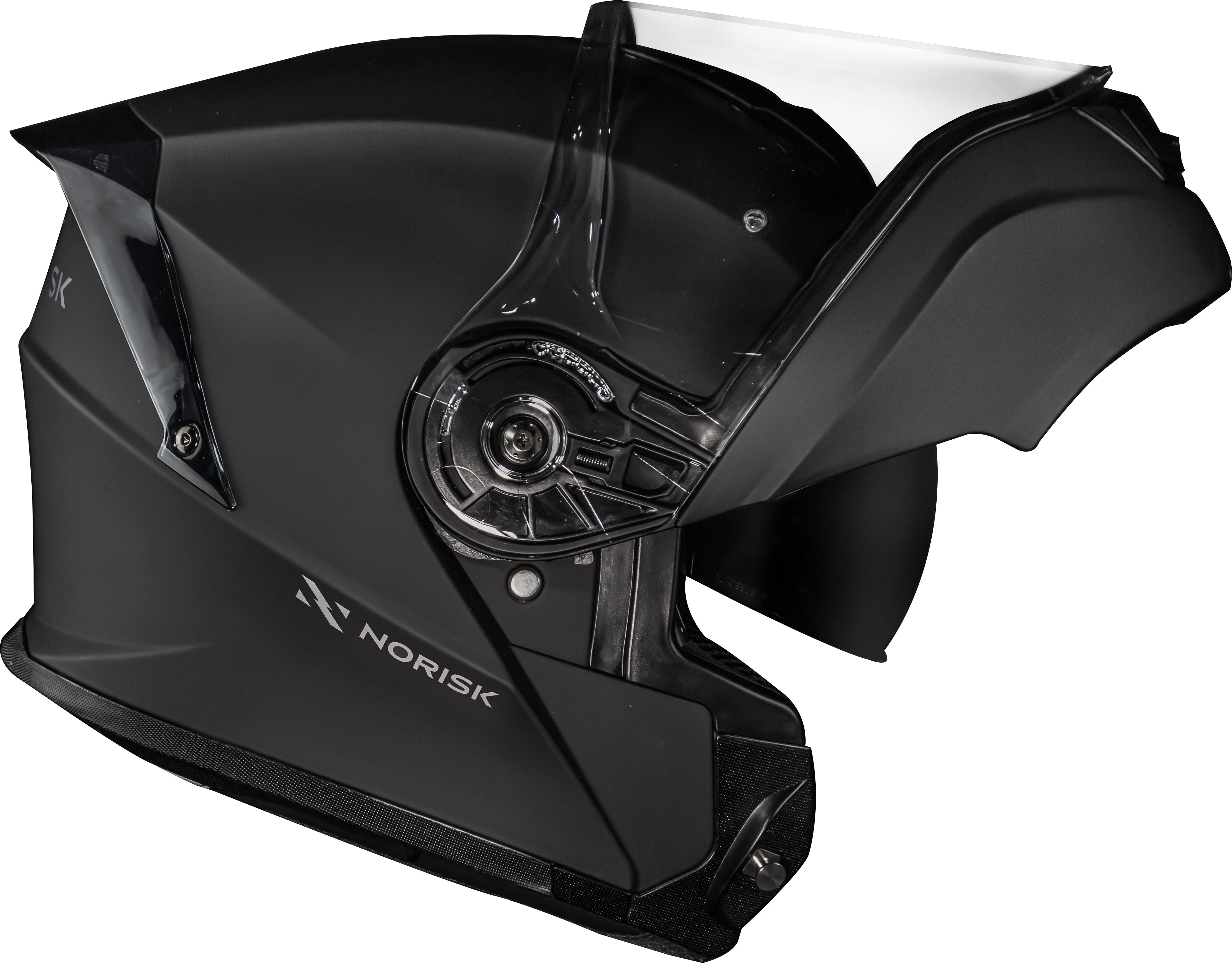 Capacete Norisk Motion Defender Monocolor Matte Preto