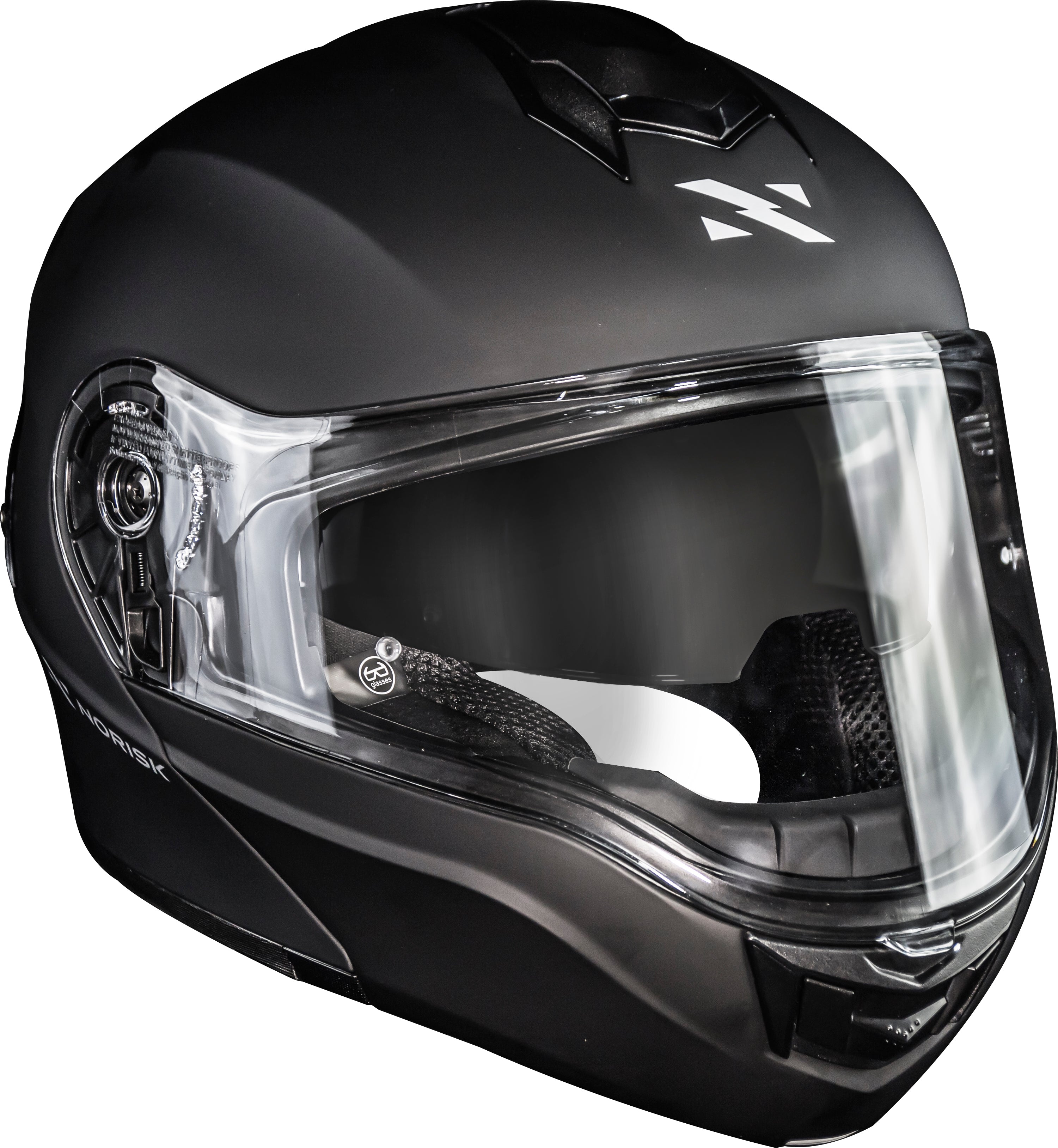 Capacete Norisk Motion Defender Monocolor Matte Preto