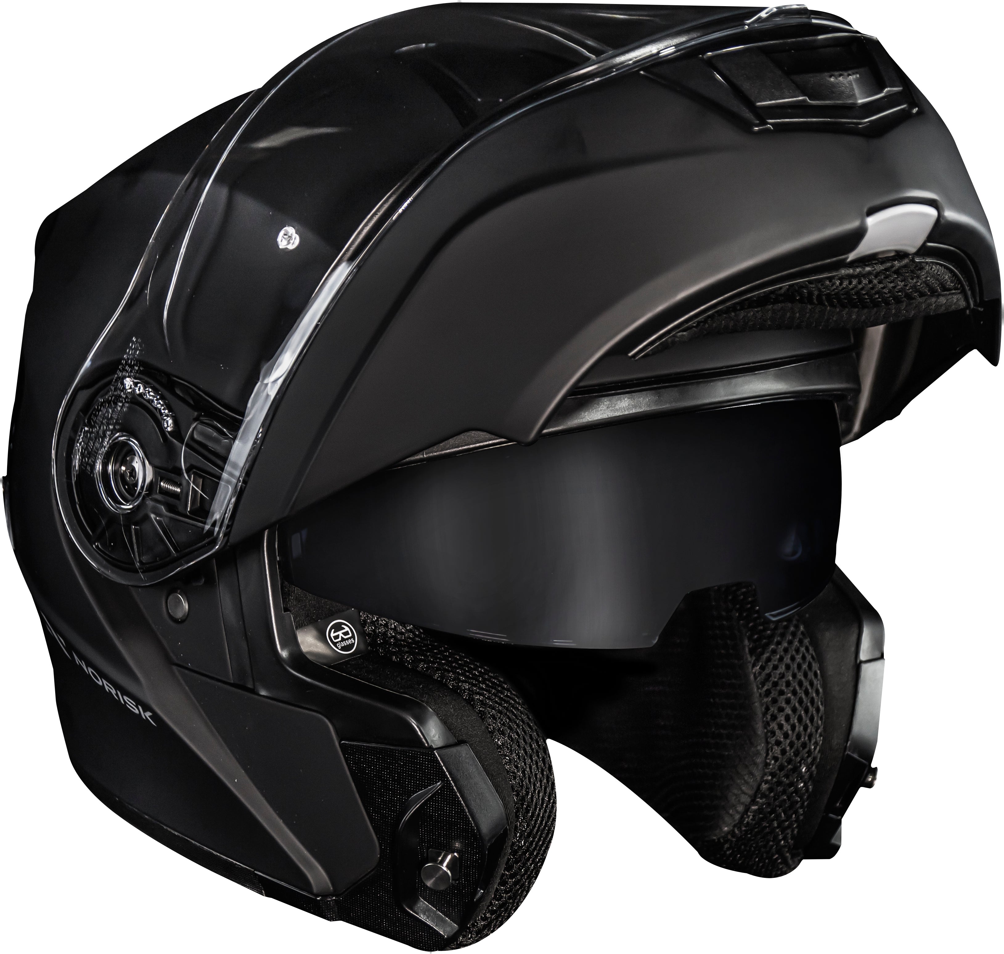 Capacete Norisk Motion Defender Monocolor Matte Preto