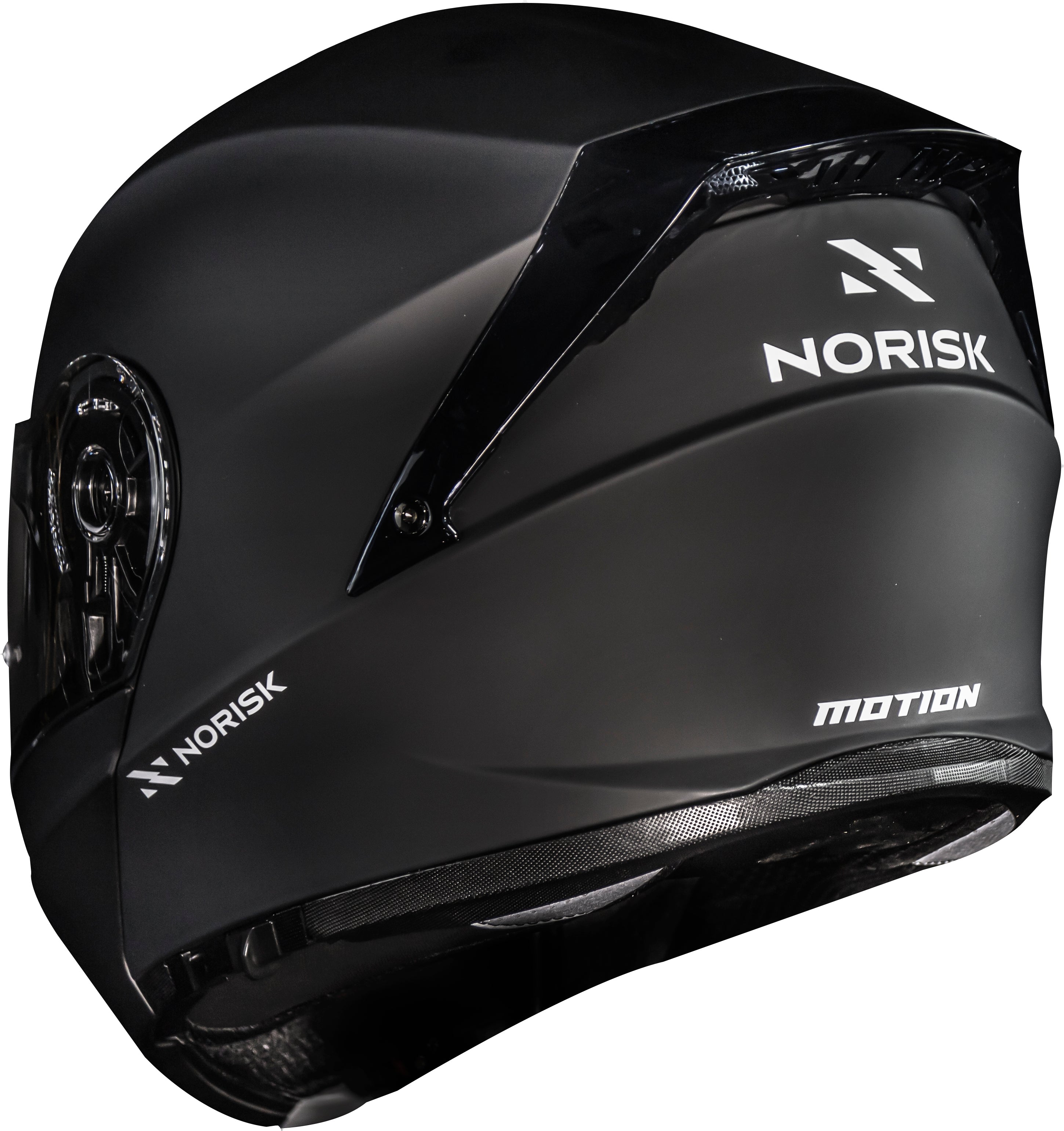 Capacete Norisk Motion Defender Monocolor Matte Preto