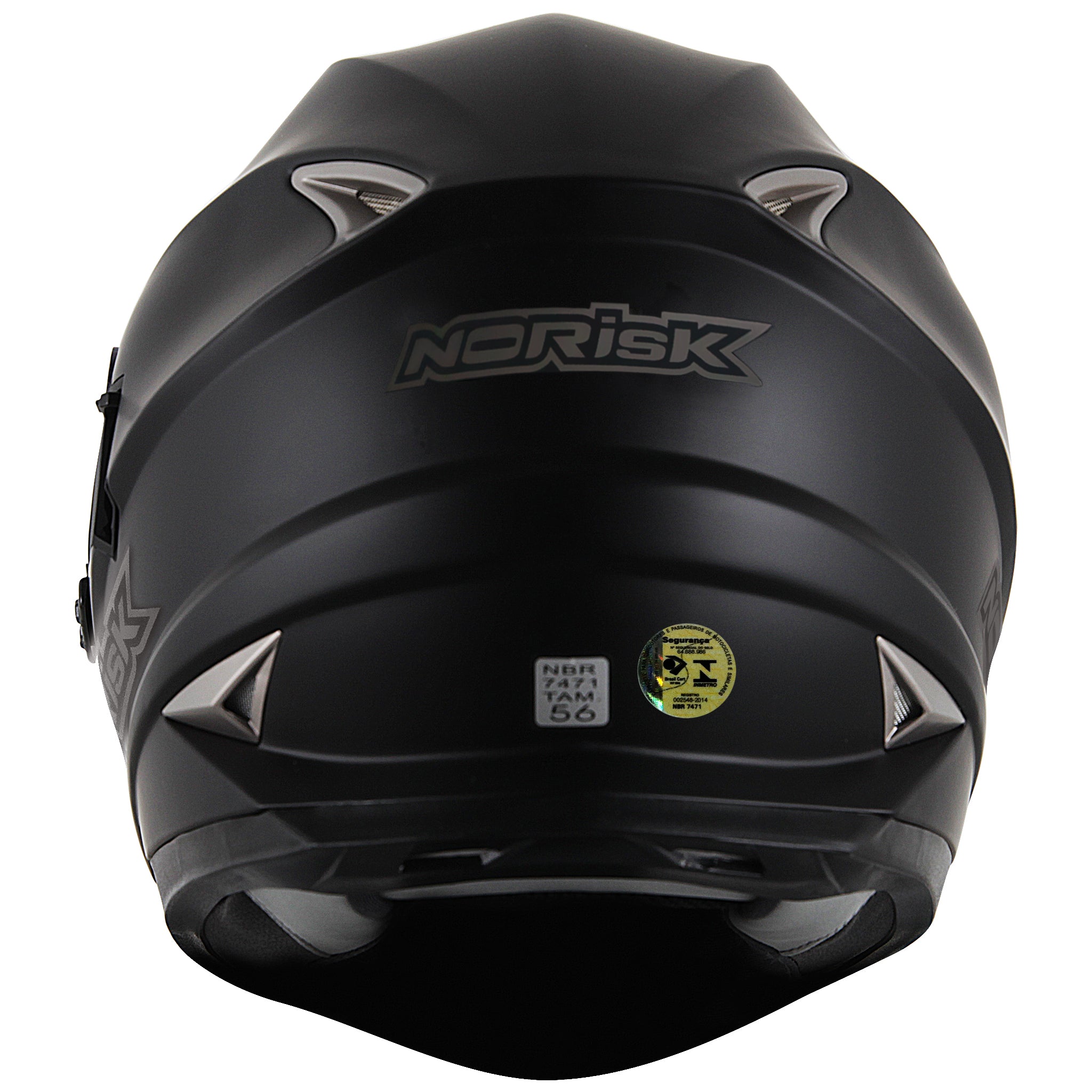Capacete Norisk Soul Monocolor Matt Preto