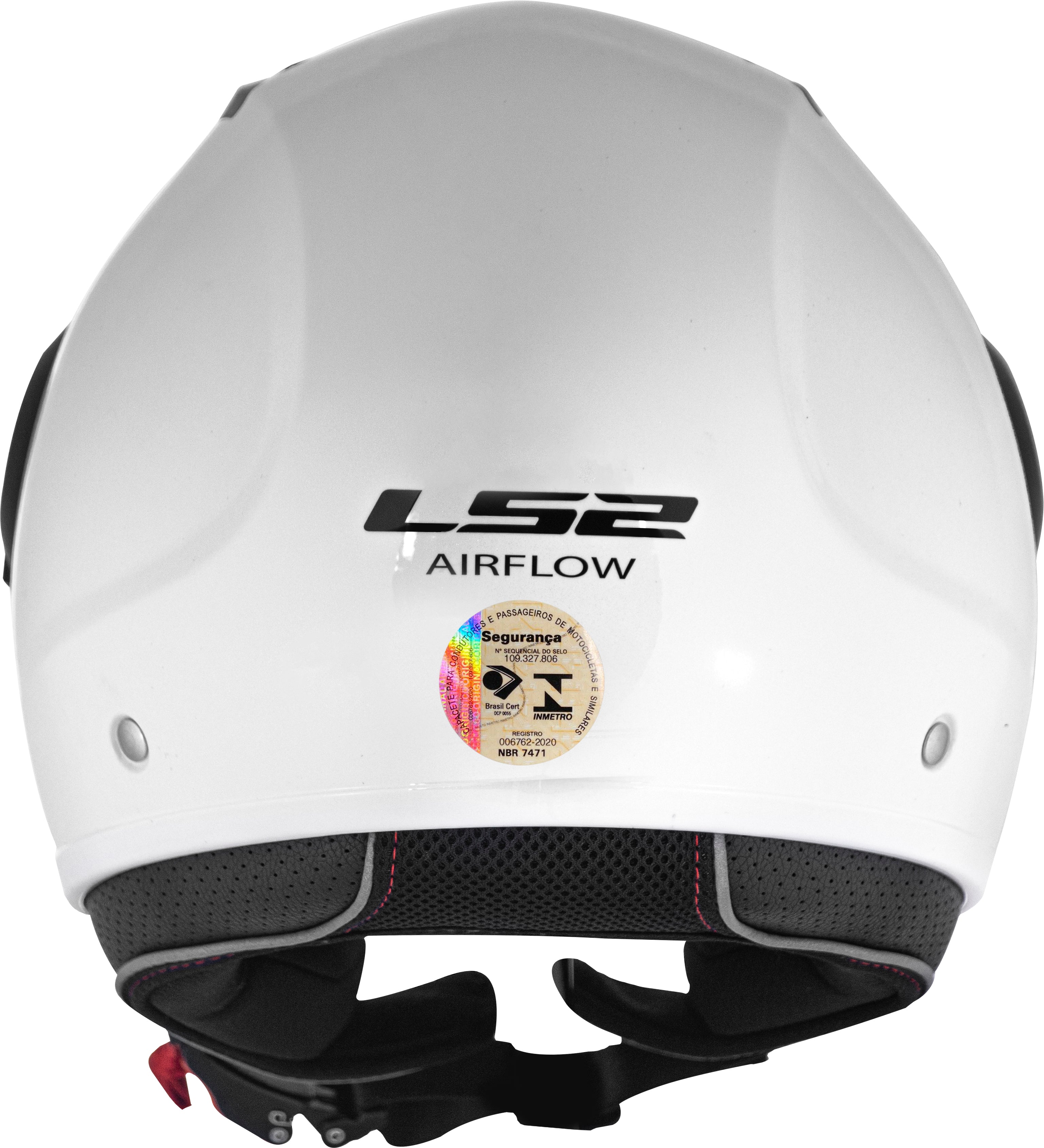 Capacete Ls2 Airflow of562 Monocolor Branco
