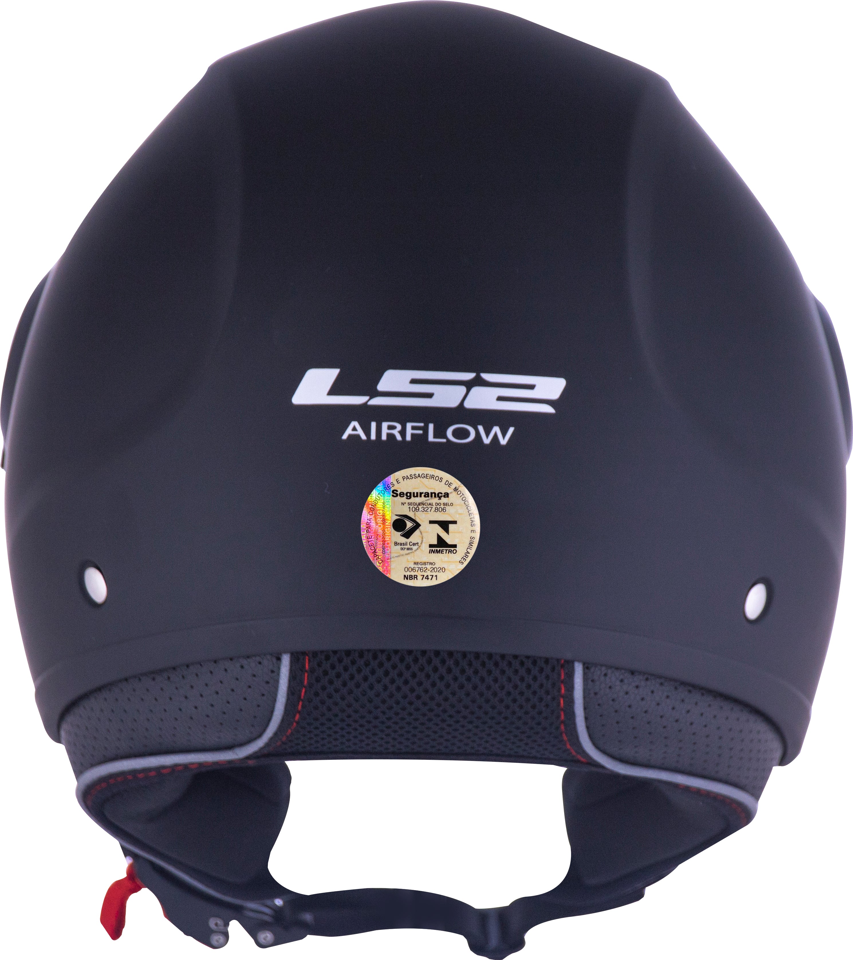 Capacete Ls2 Airflow of562 Monocolor Matt Preto