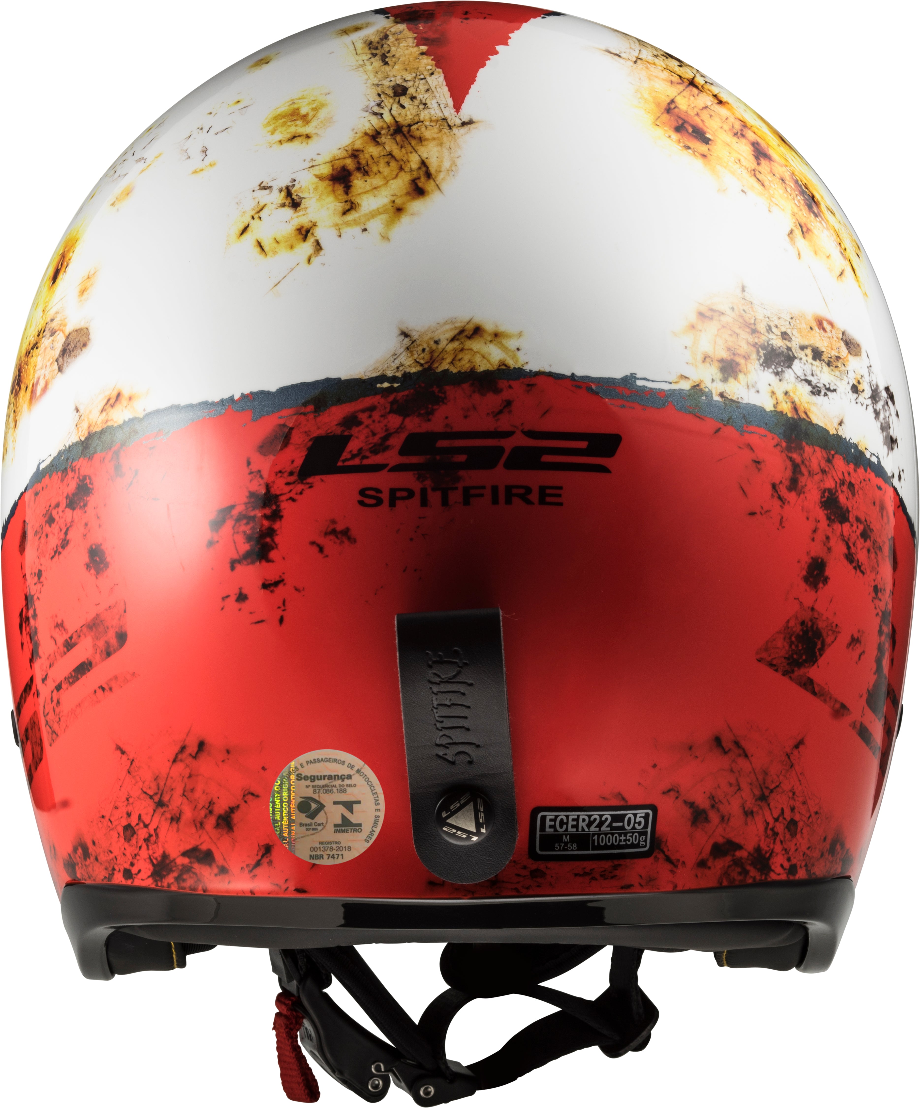 Capacete Ls2 Spitfire of599 Rust