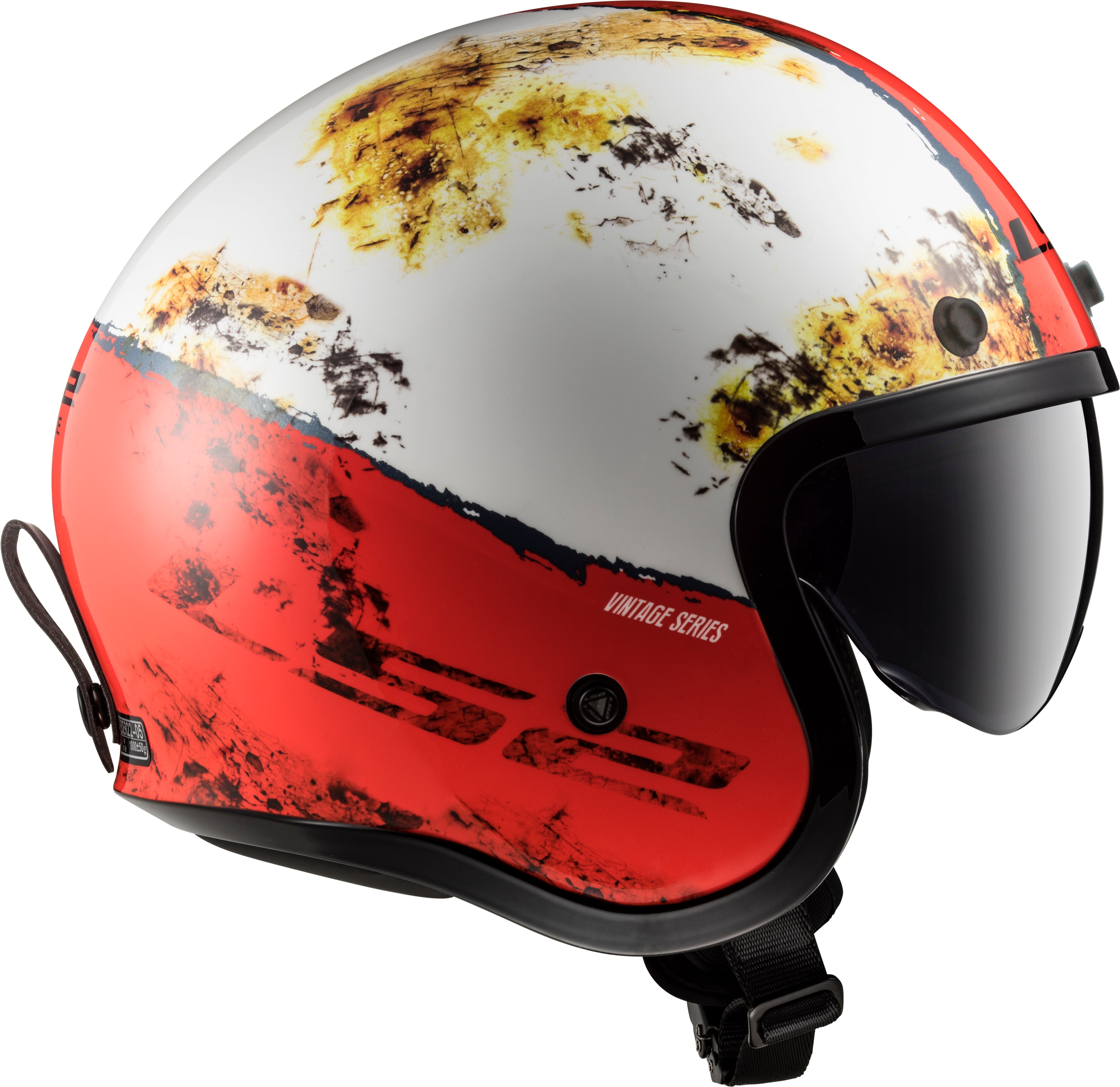 Capacete Ls2 Spitfire of599 Rust