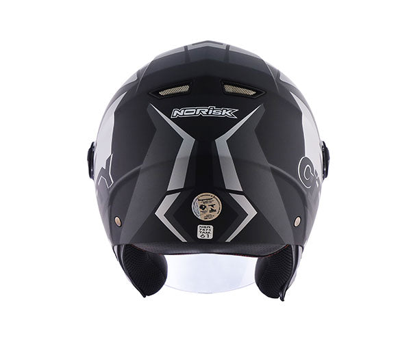 Capacete Norisk Orion City Matt Preto Tit