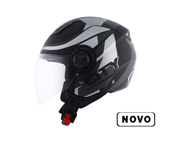 Capacete Norisk Orion City Matt Preto Tit