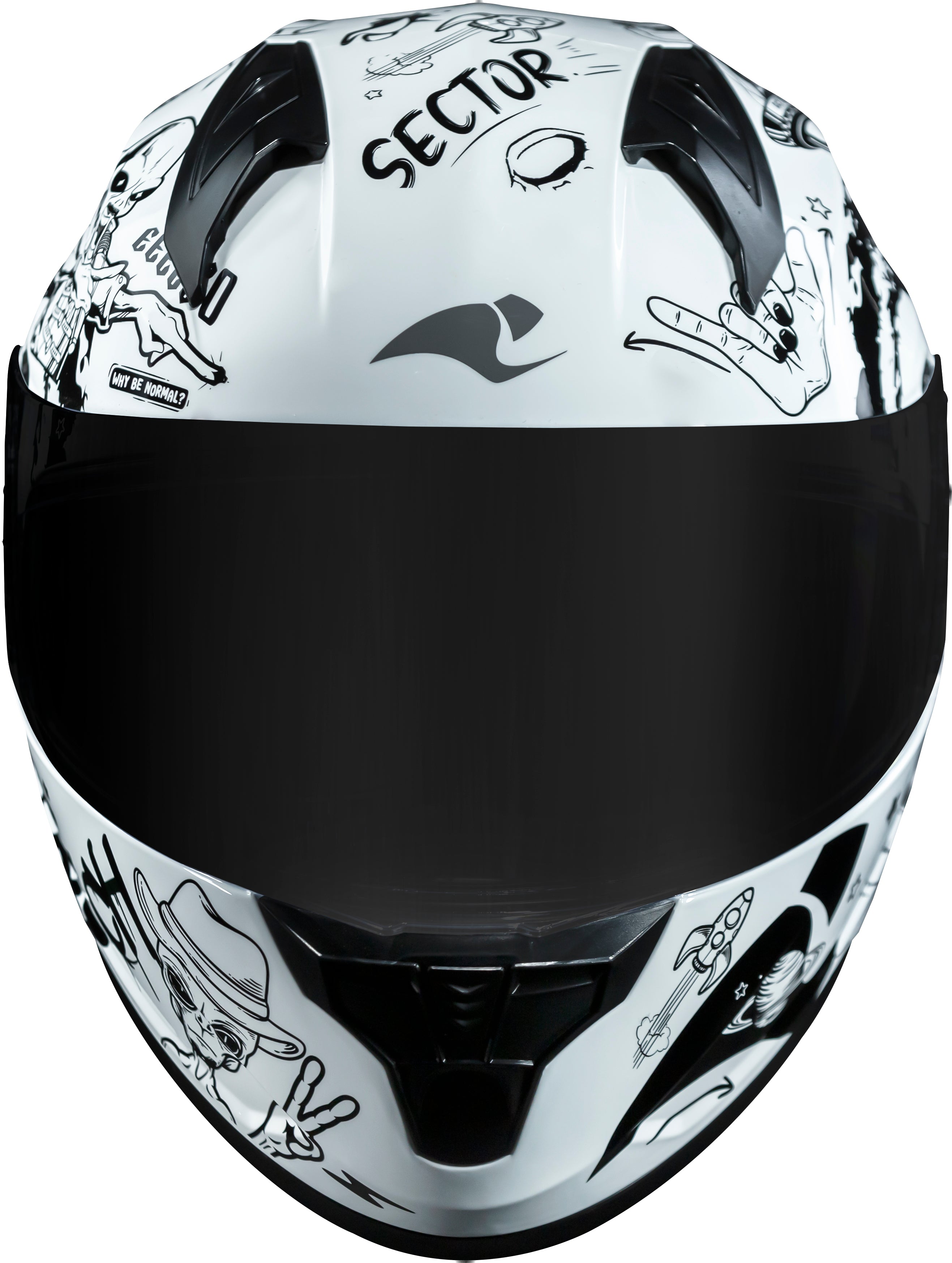 Capacete Race Tech Sector Sky Music Branco