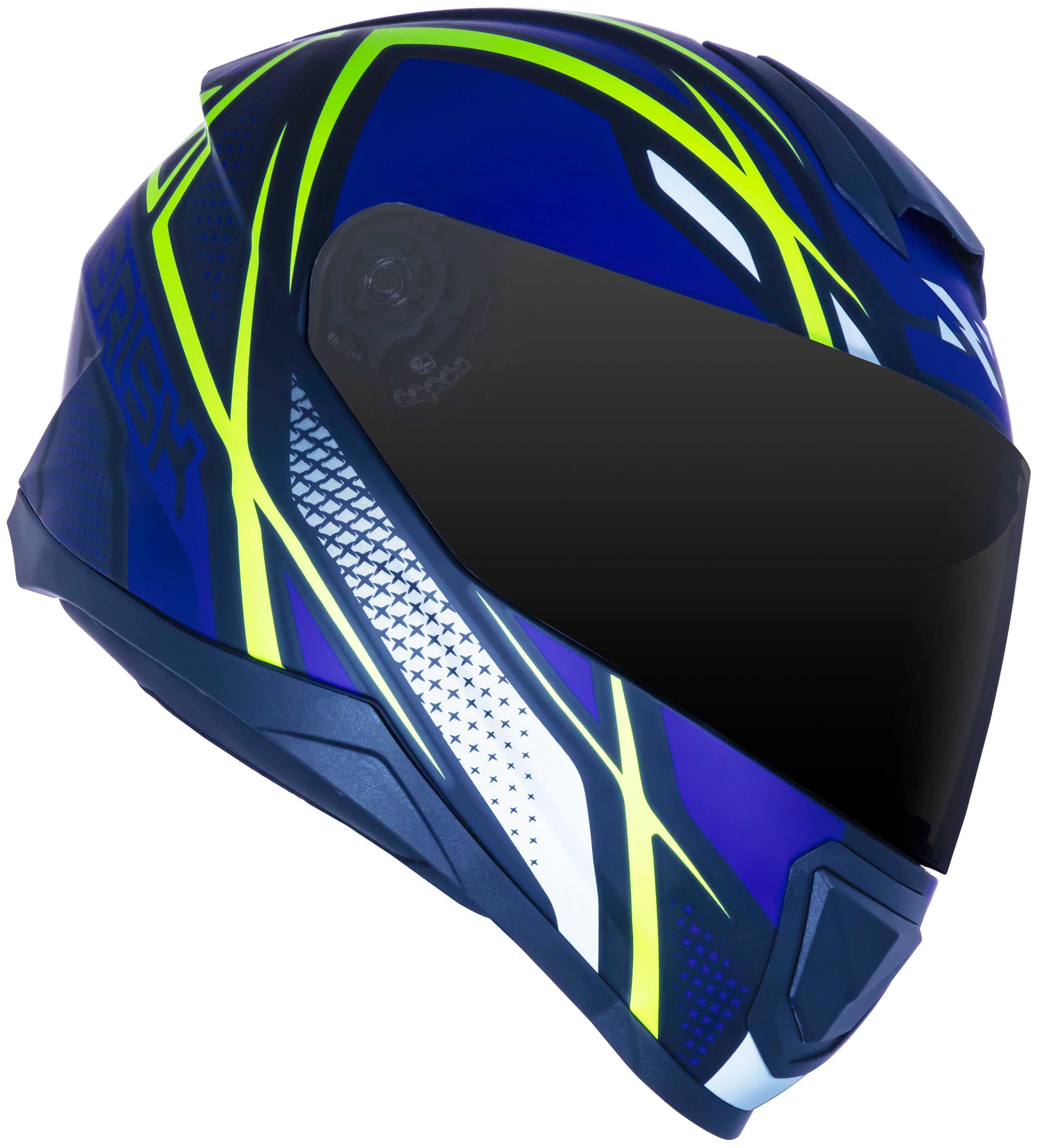Capacete Norisk Razor Ninja Azul Amarelo