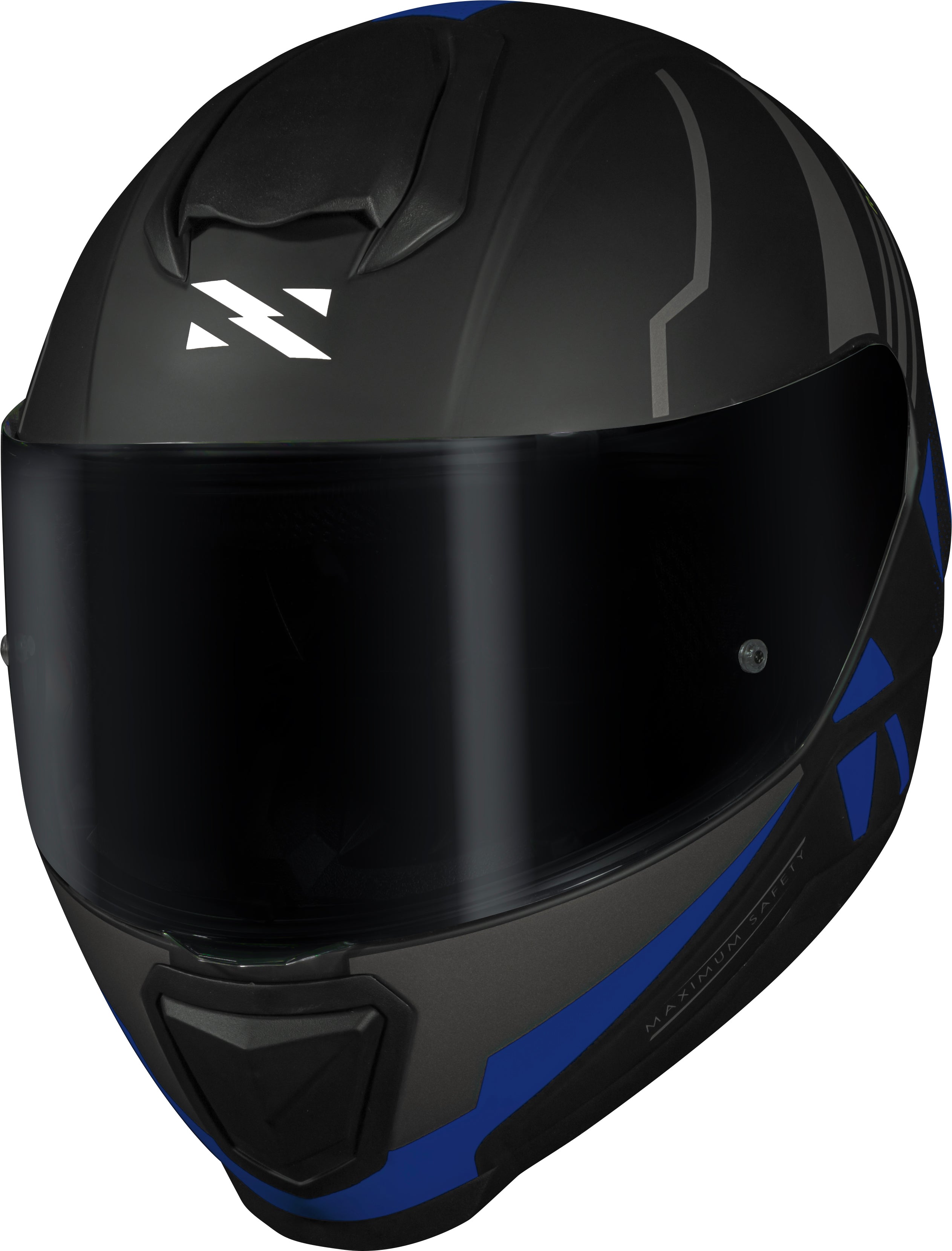 Capacete Norisk Razor Full Matte Preto Azul