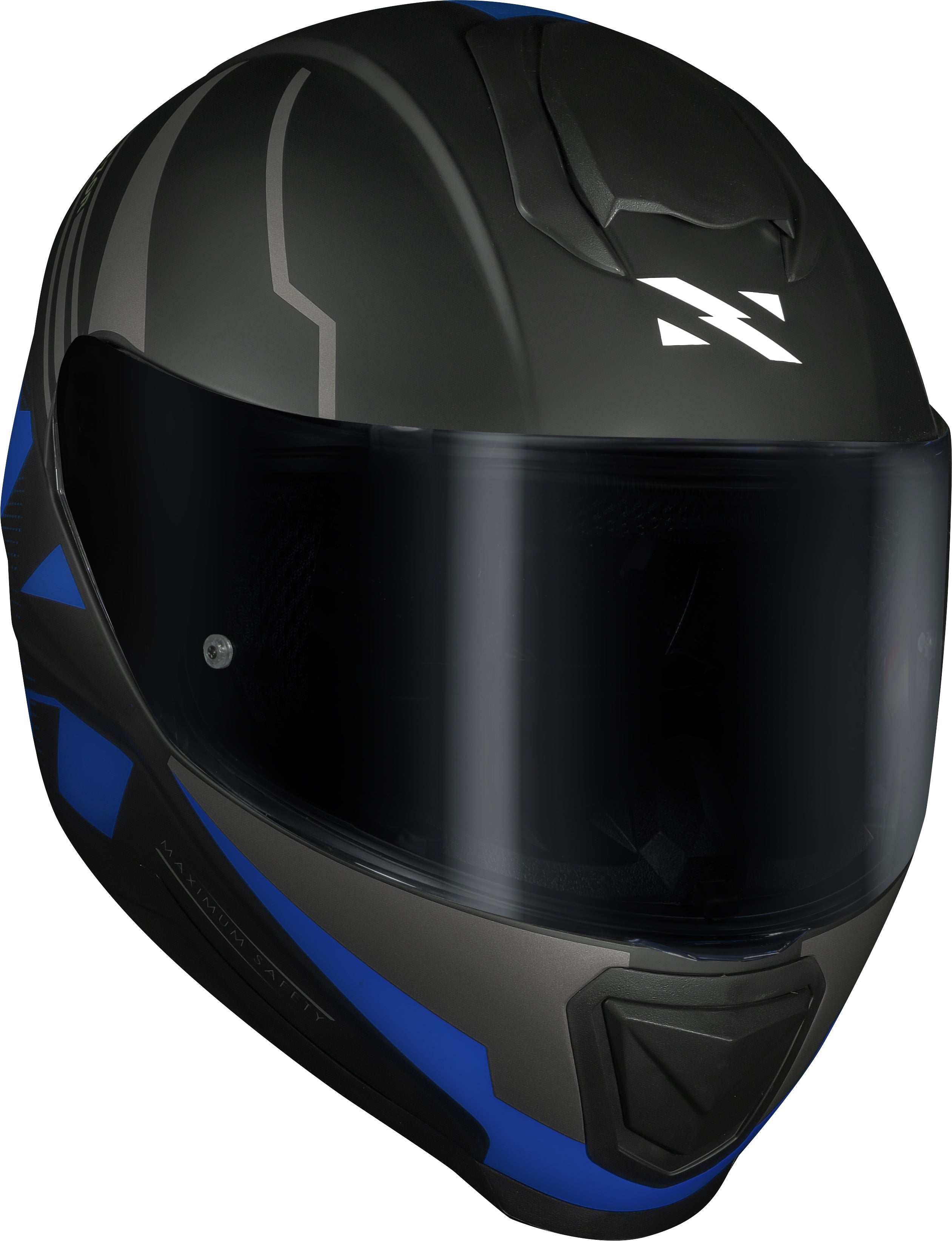 Capacete Norisk Razor Full Matte Preto Azul