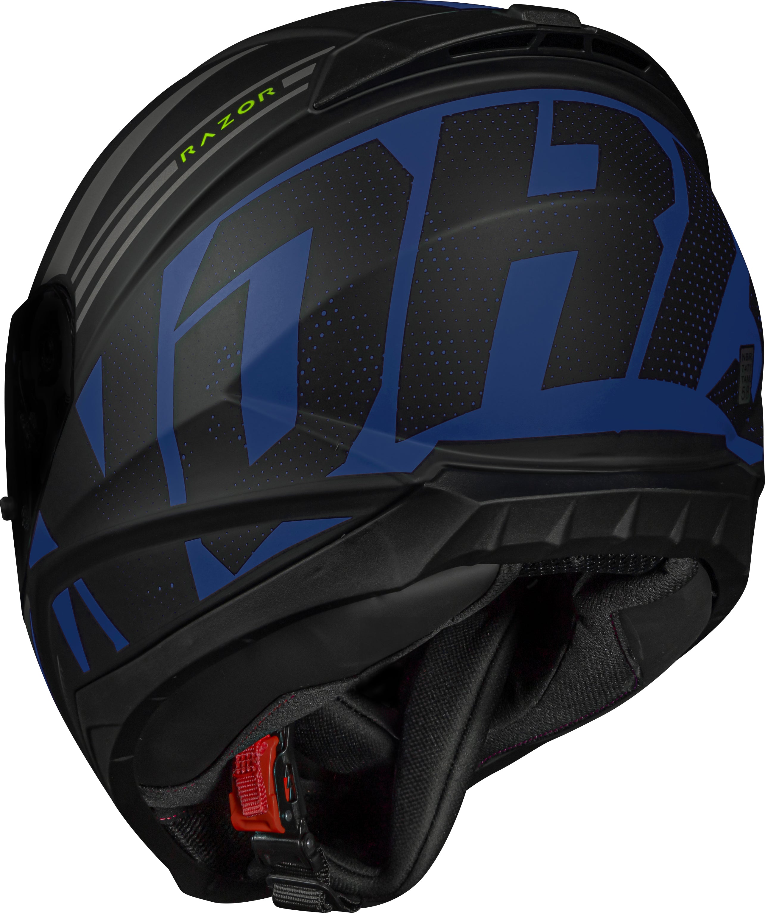 Capacete Norisk Razor Full Matte Preto Azul