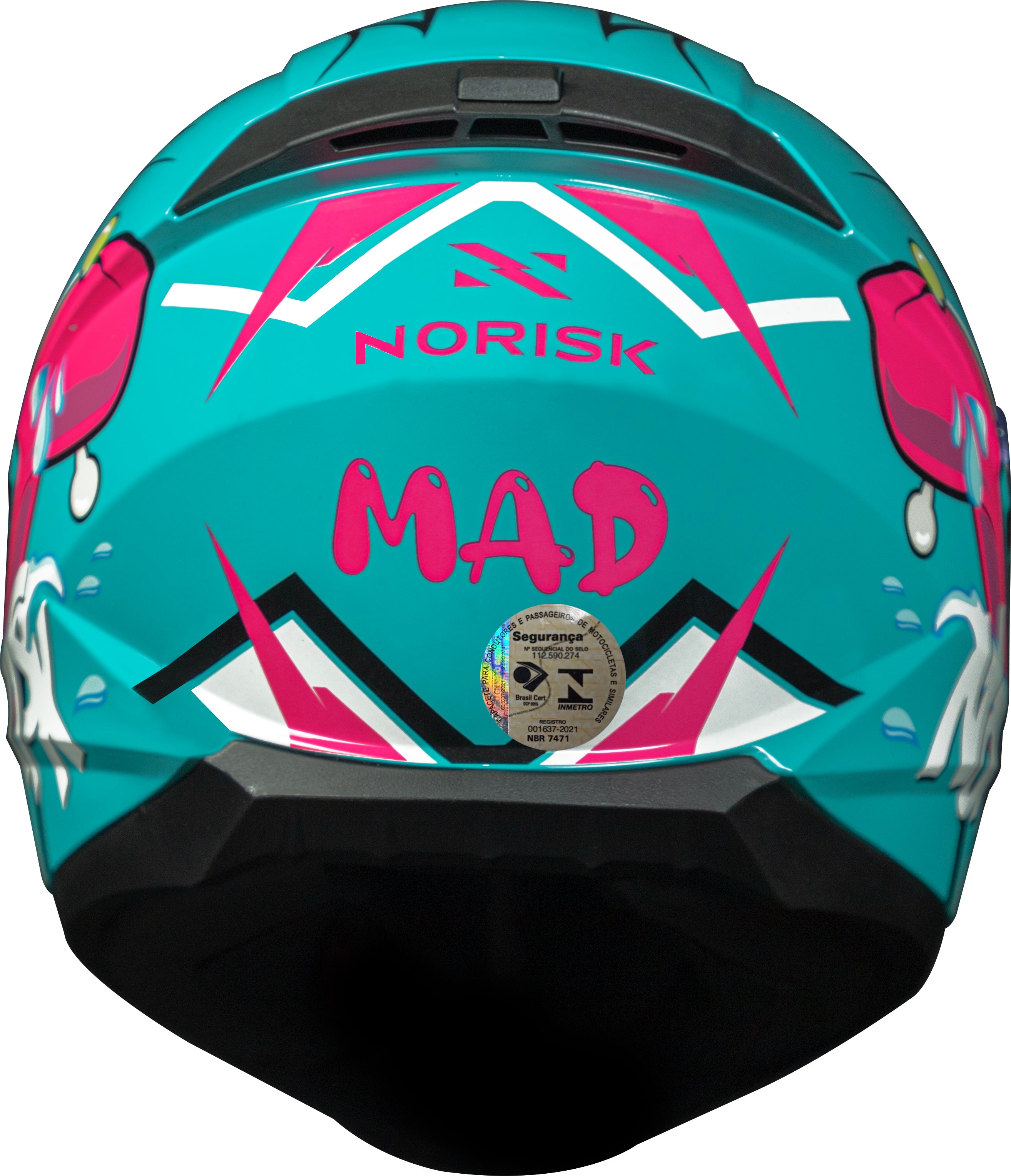Capacete Norisk Razor Mad Azul
