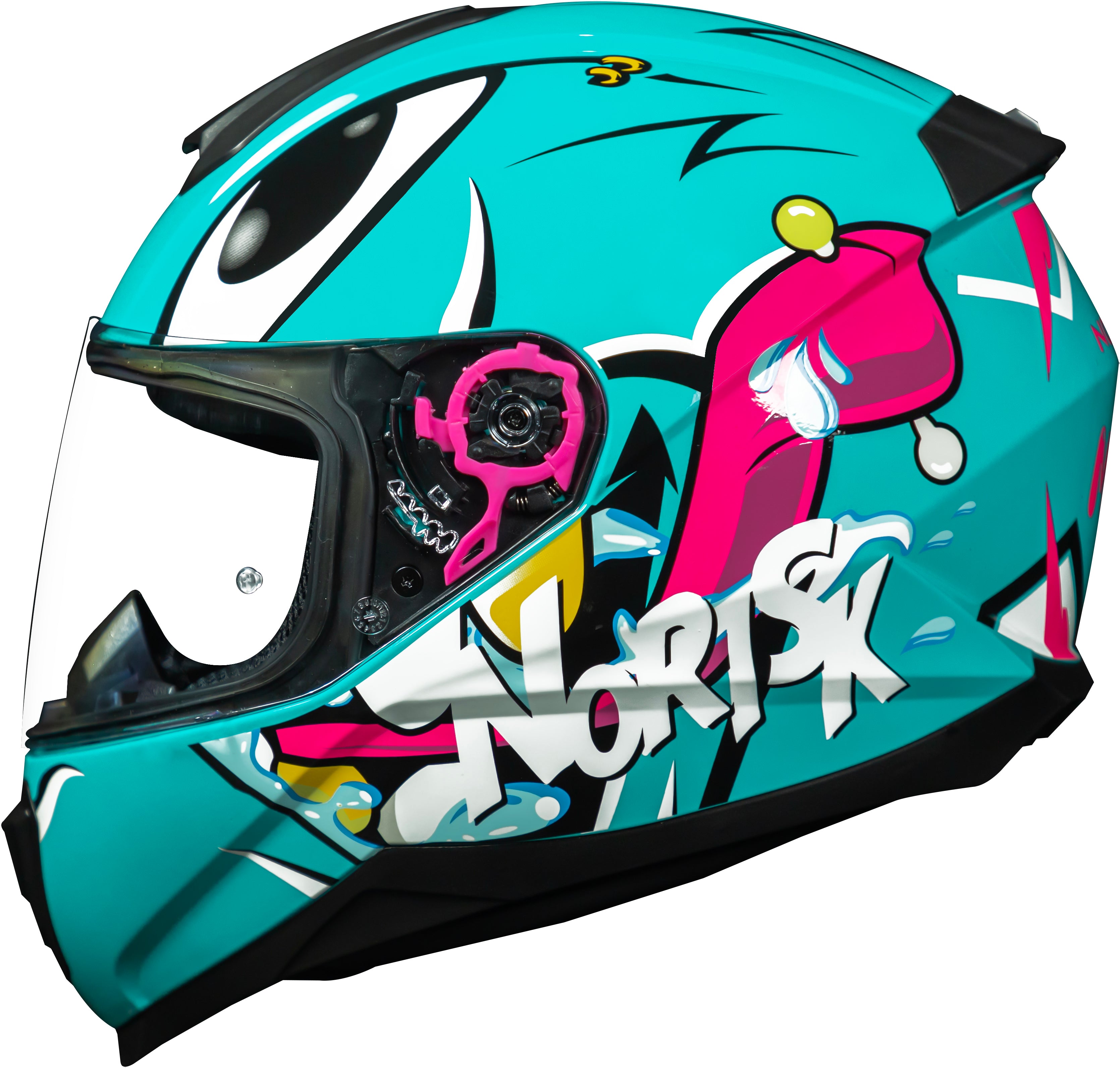 Capacete Norisk Razor Mad Azul