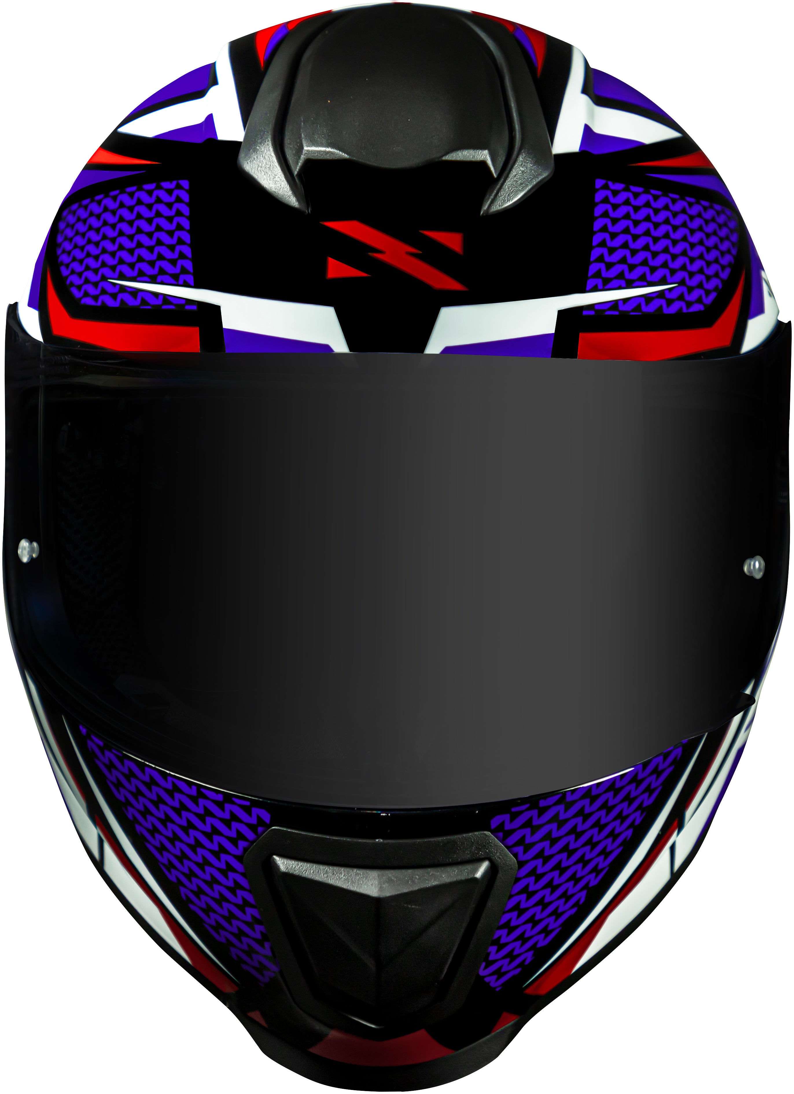Capacete Norisk Razor Sharp Azul Branco Vermelho