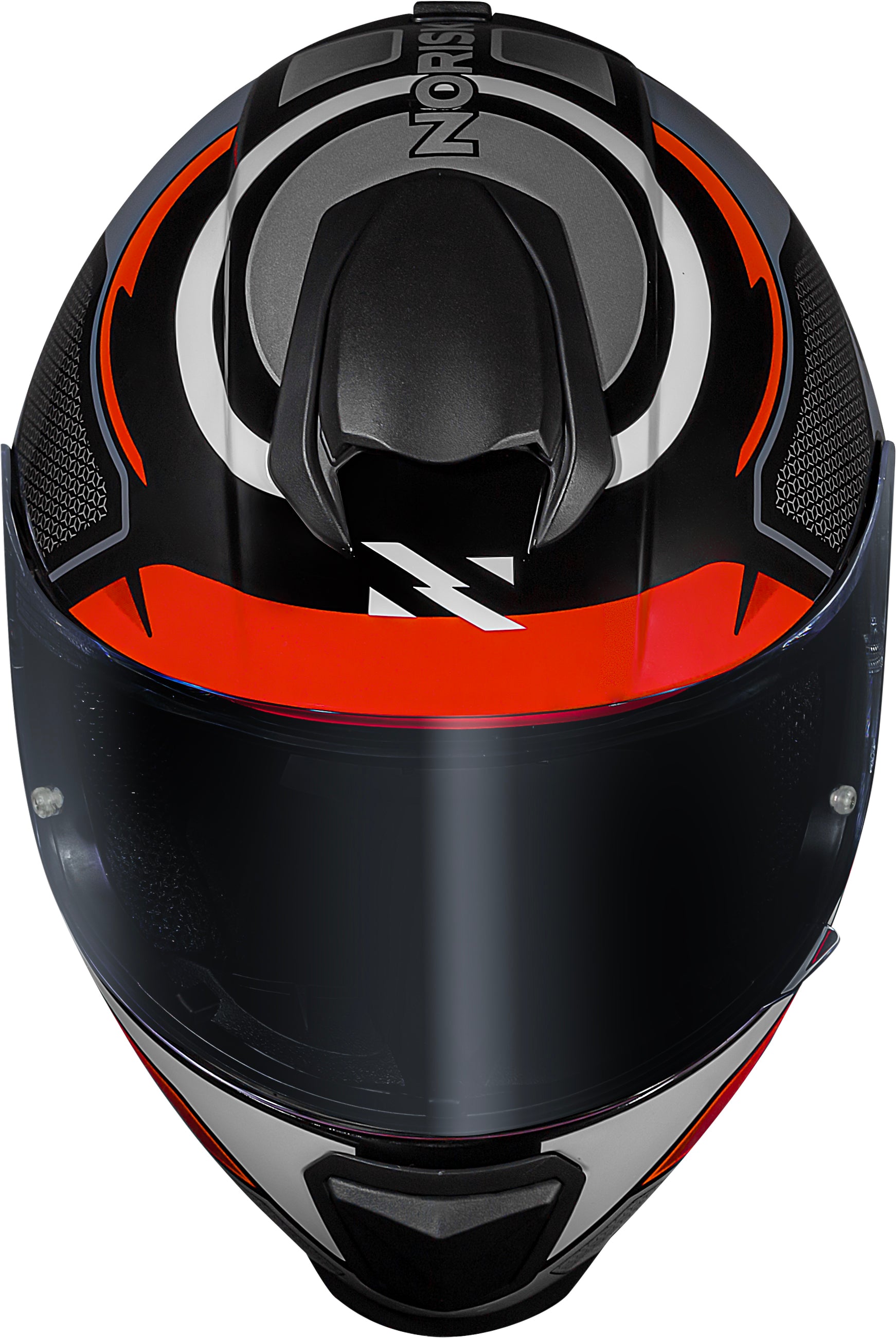 Capacete Norisk Razor Speed Max Cinza Vermelho