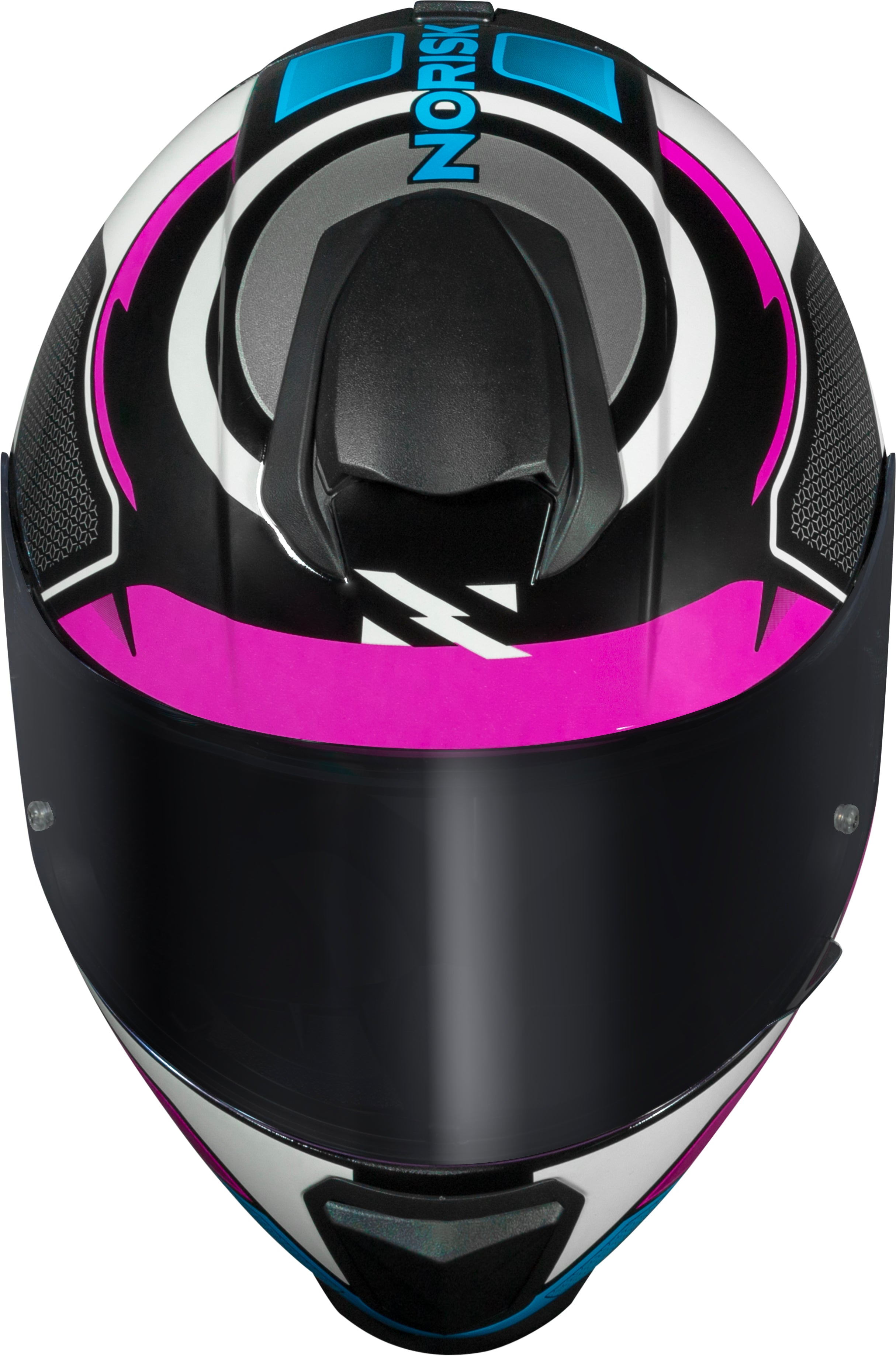 Capacete Norisk Razor Speed Max Rosa Azul