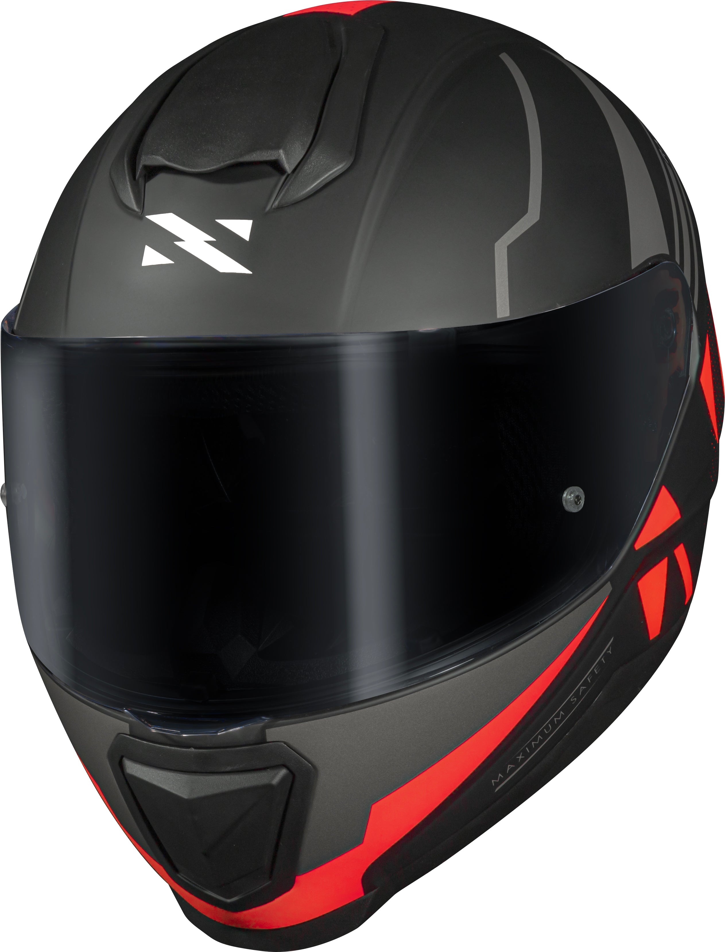 Capacete Norisk Razor Full Preto Vermelho