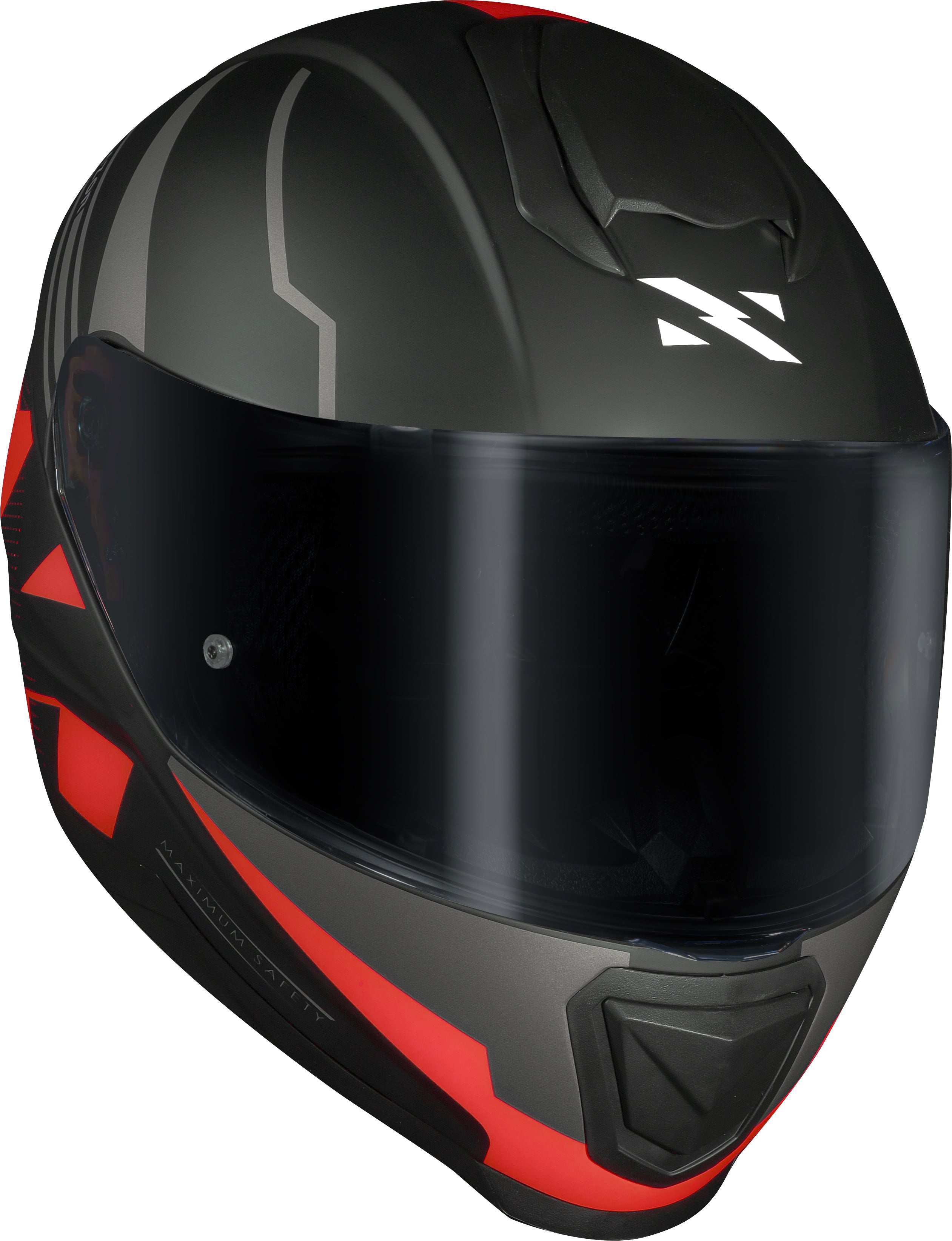 Capacete Norisk Razor Full Preto Vermelho