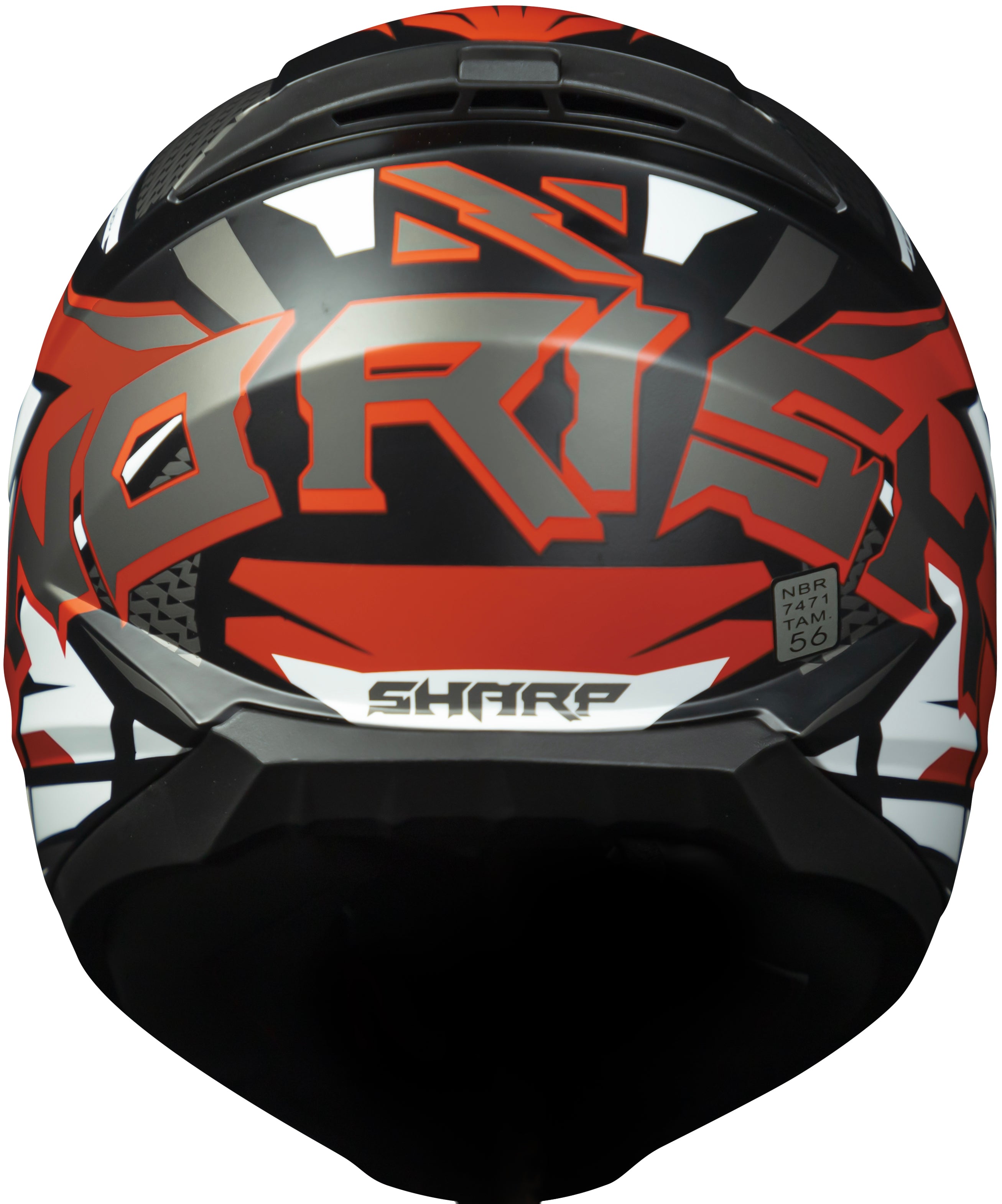 Capacete Norisk Razor Sharp Preto Vermelho
