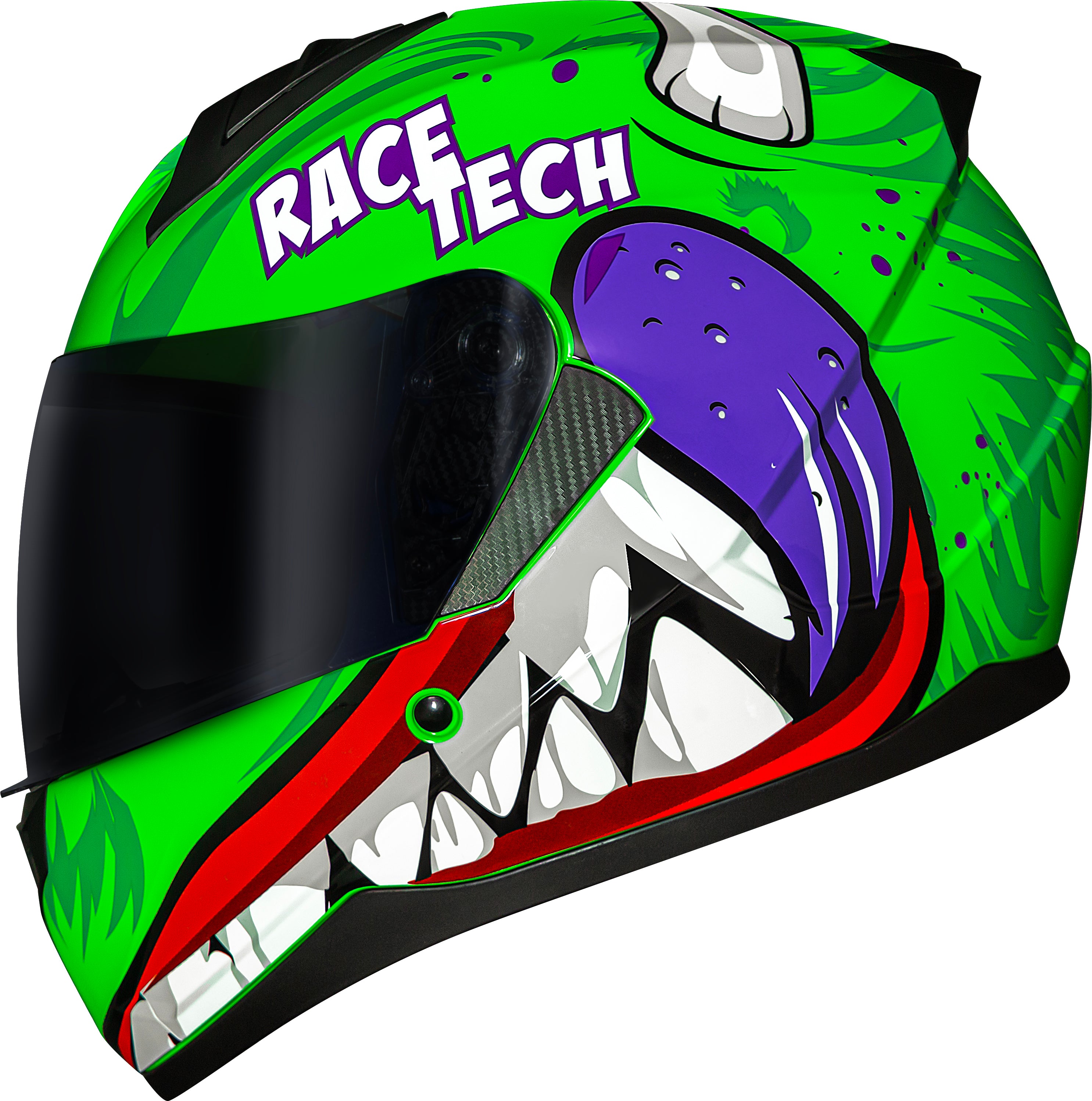Capacete Race Tech Sector Nhac Verde Roxo