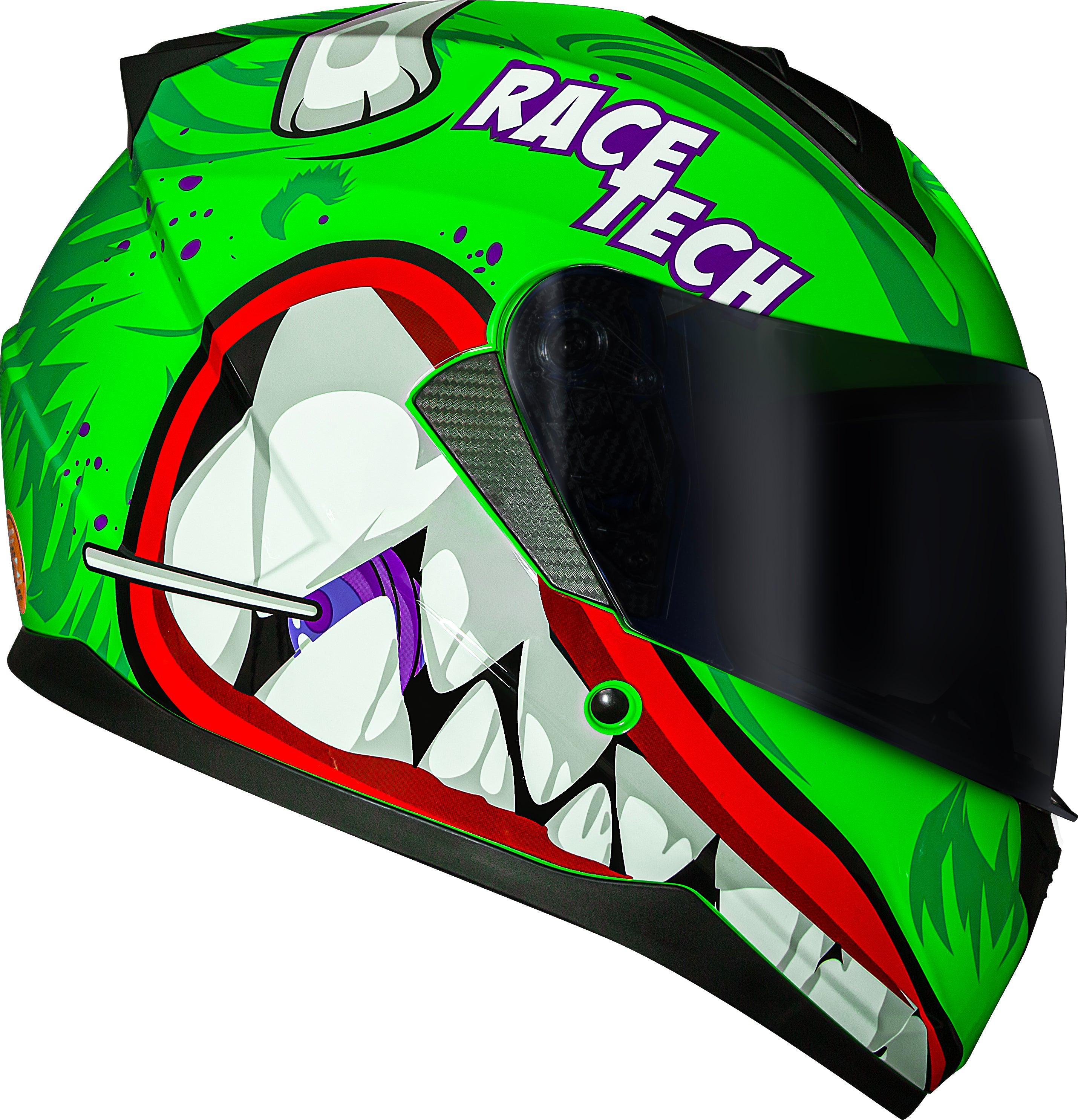 Capacete Race Tech Sector Nhac Verde Roxo