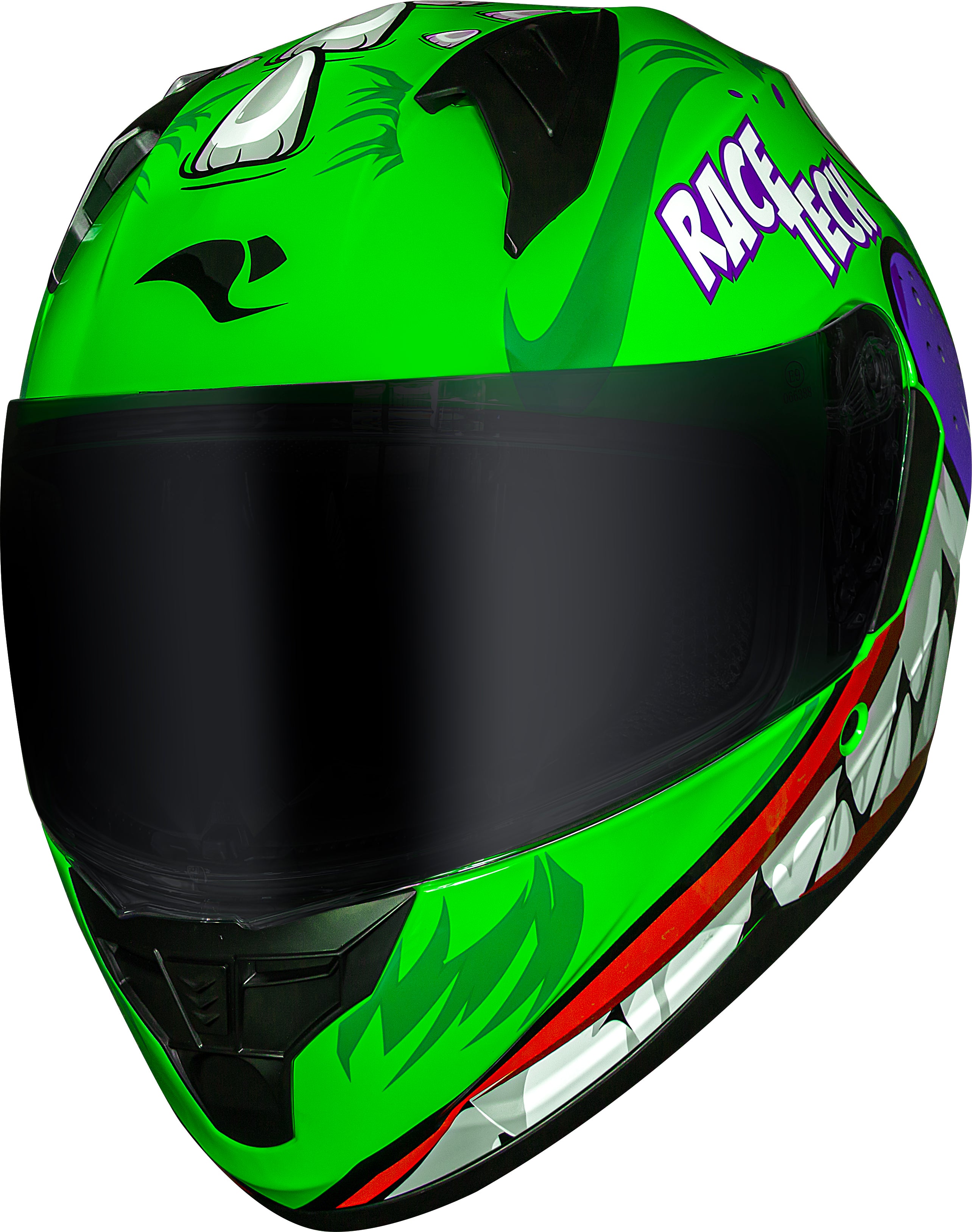 Capacete Race Tech Sector Nhac Verde Roxo