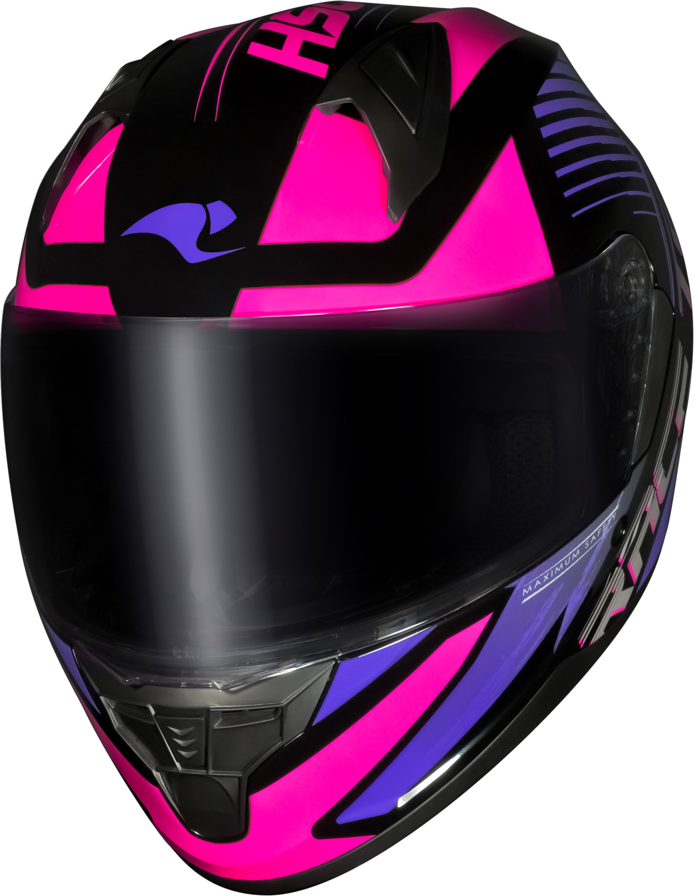Capacete Race Tech Sector Slash Preto Roxo