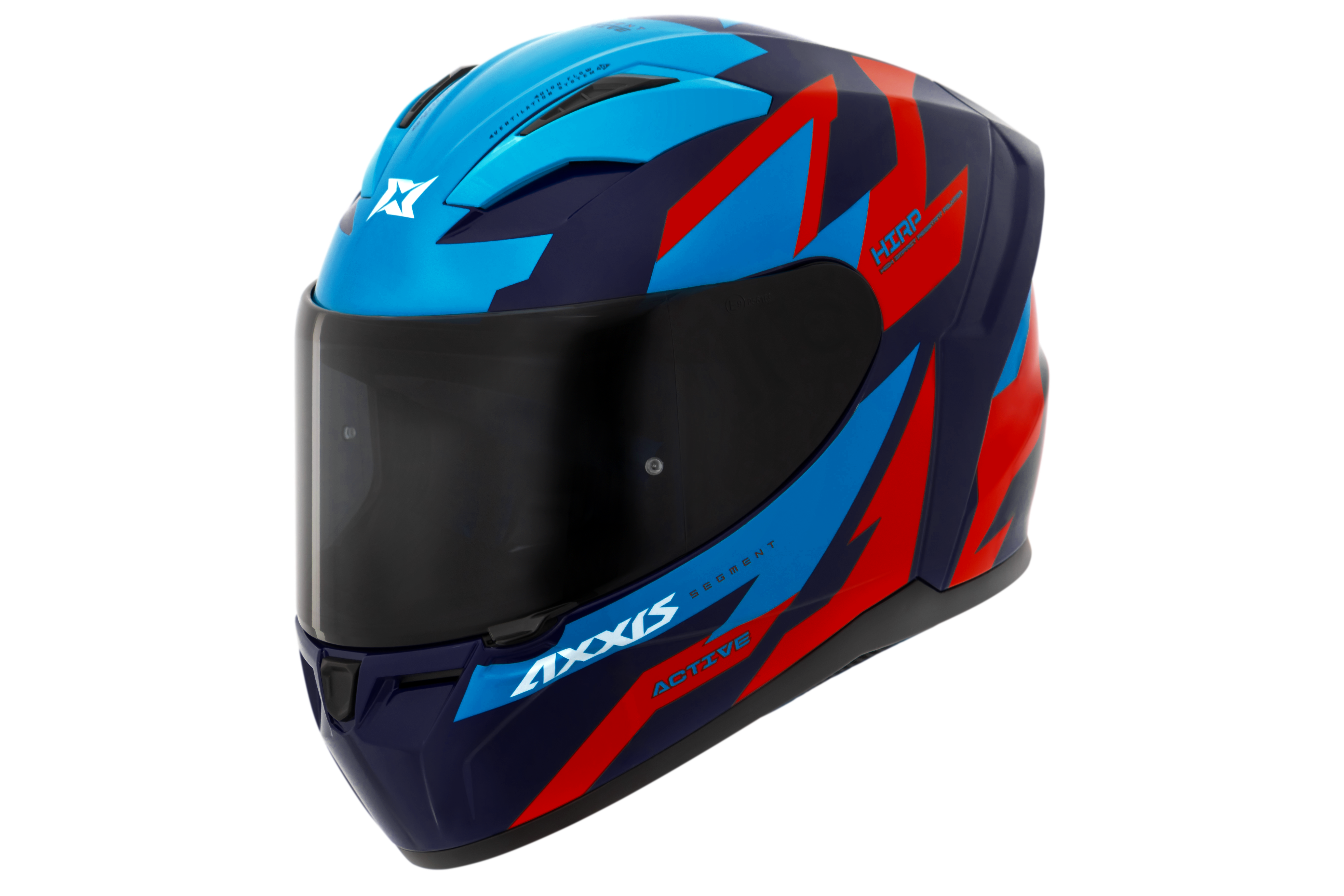 Capacete Axxis Segment Active C17 Azul Brilho