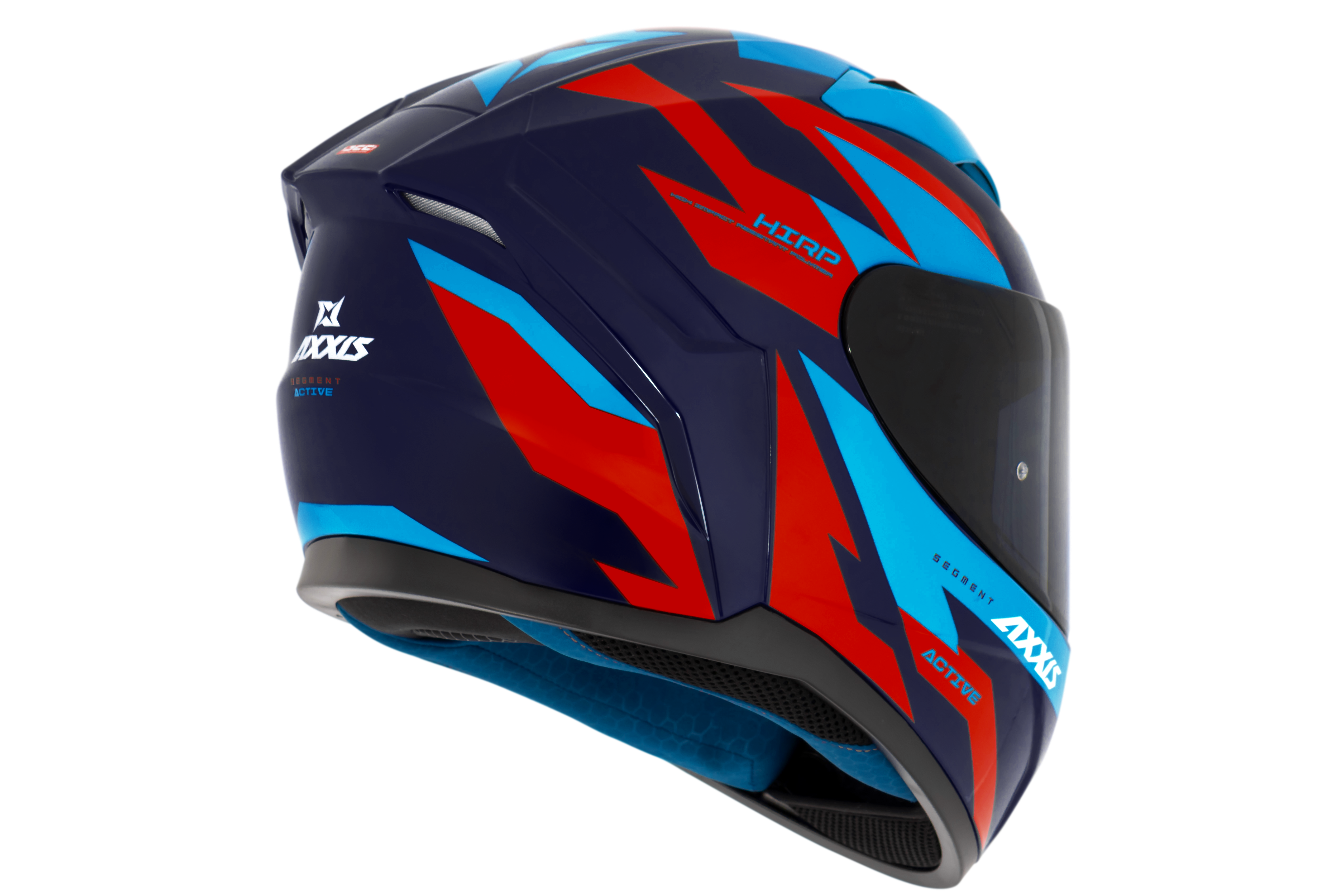 Capacete Axxis Segment Active C17 Azul Brilho