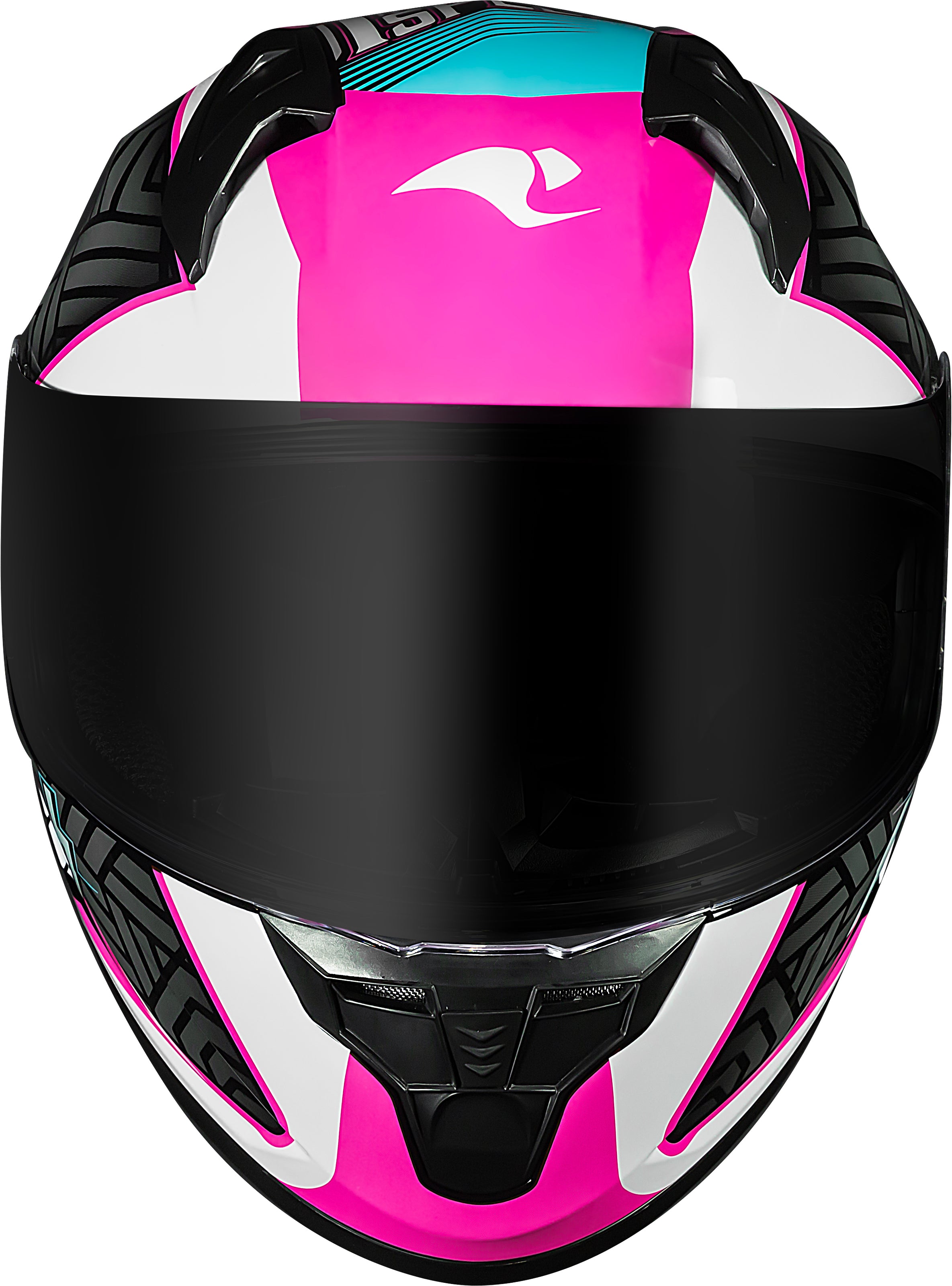 Capacete Race Tech Sector Voltkon Branco Rosa