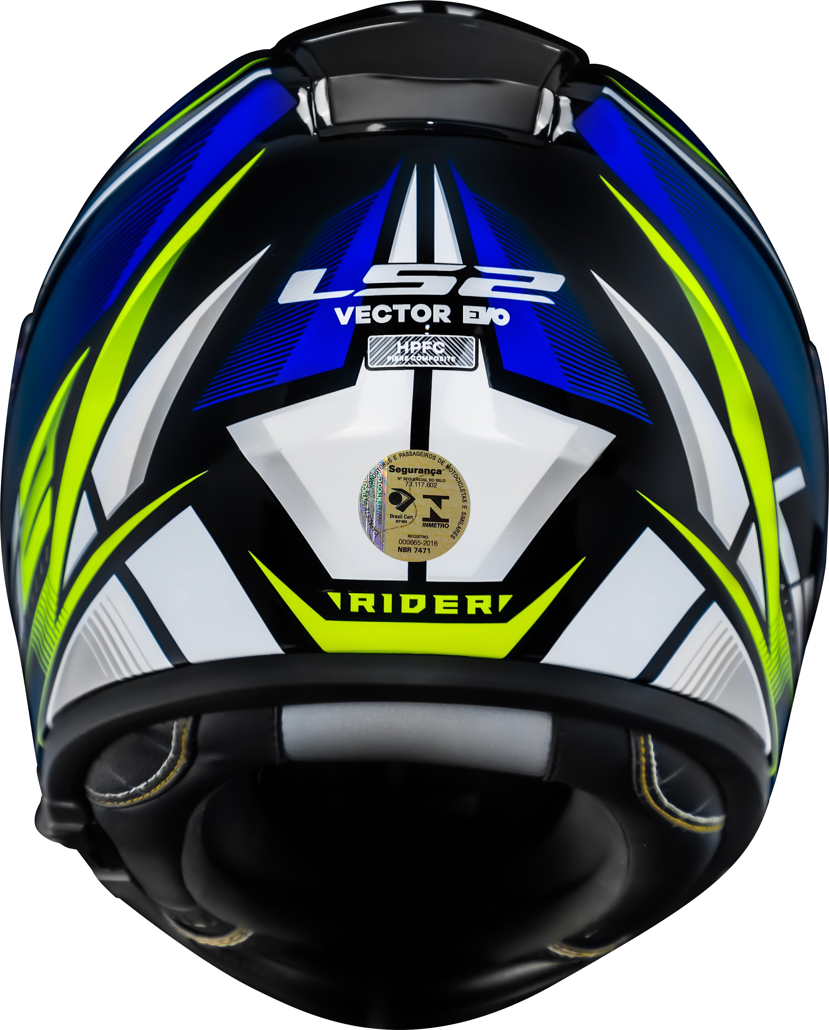 Capacete Ls2 Vector ff397 Rider Cinza Prata Amarelo