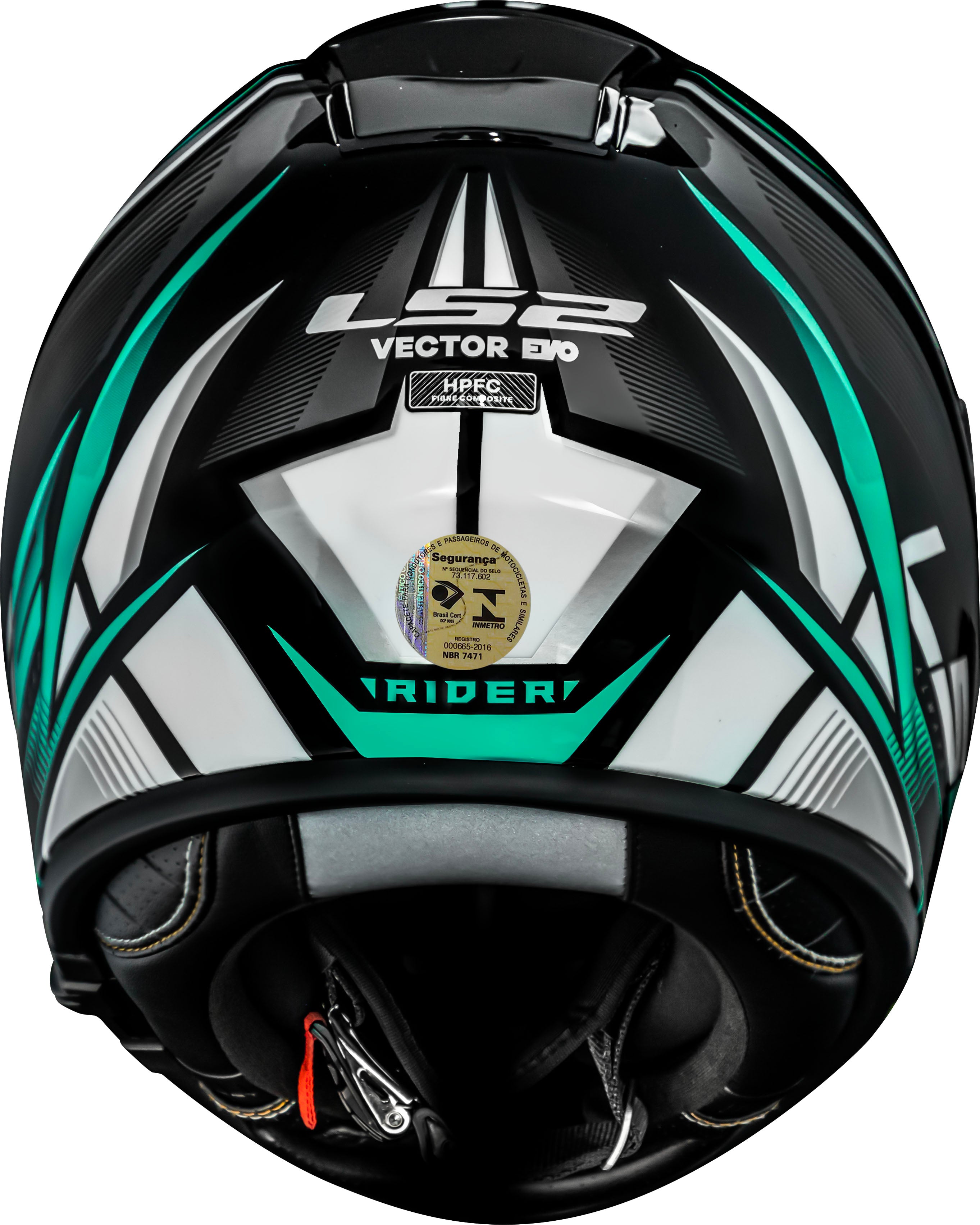Capacete Ls2 Vector FF397 Rider Silver Grey Prata Cinza Tiffany