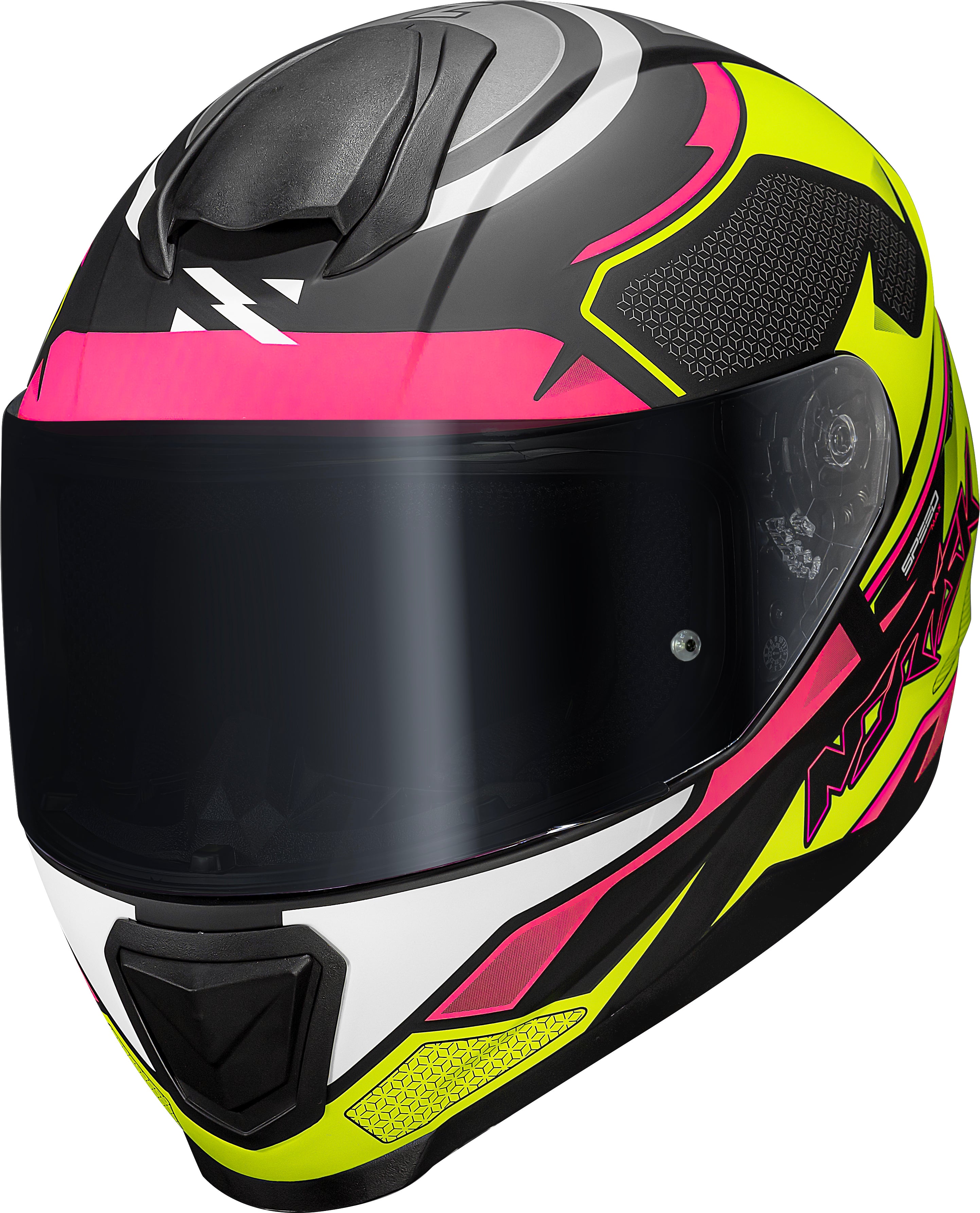 Capacete Norisk Razor Speed Max Amarelo Rosa