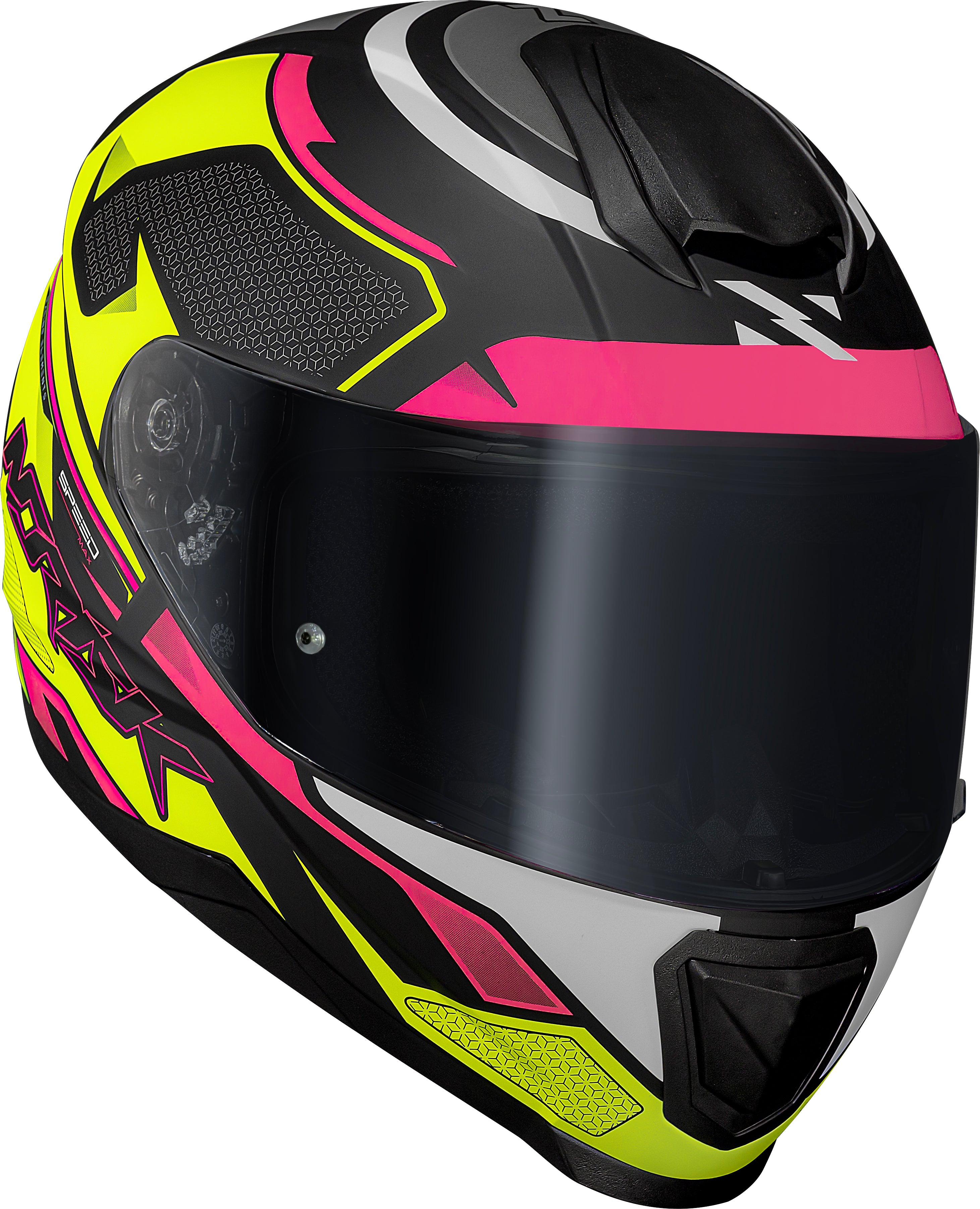Capacete Norisk Razor Speed Max Amarelo Rosa