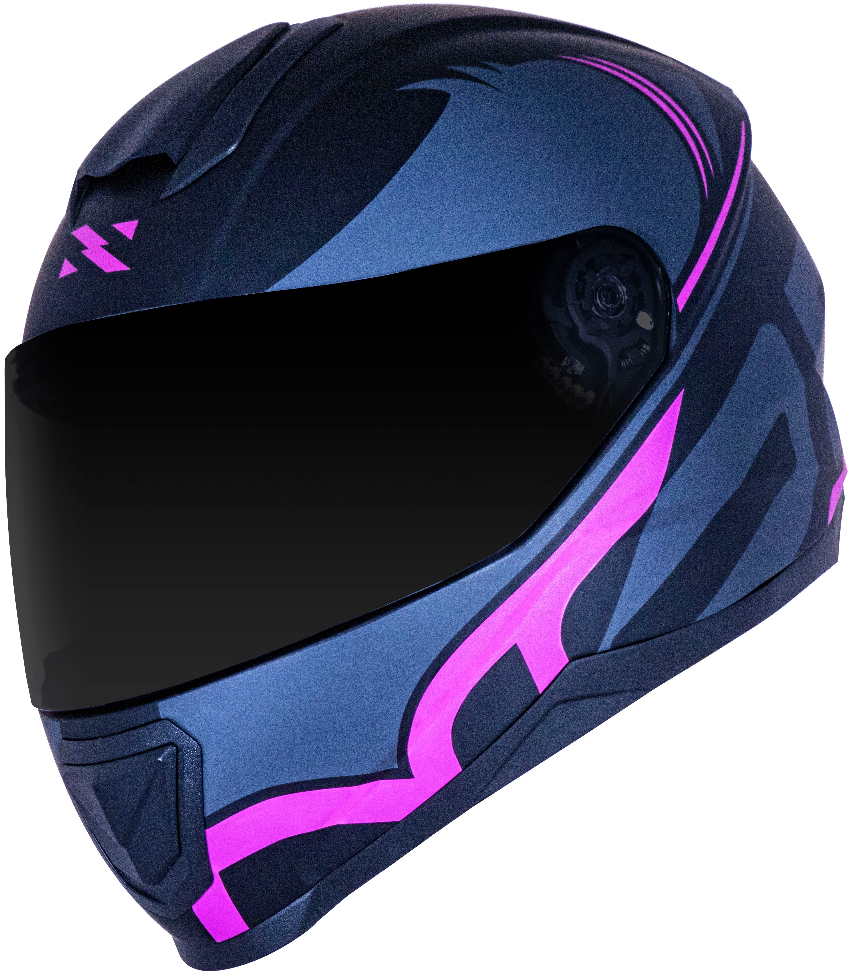 Capacete Norisk Razor Squalo Matte Preto Rosa