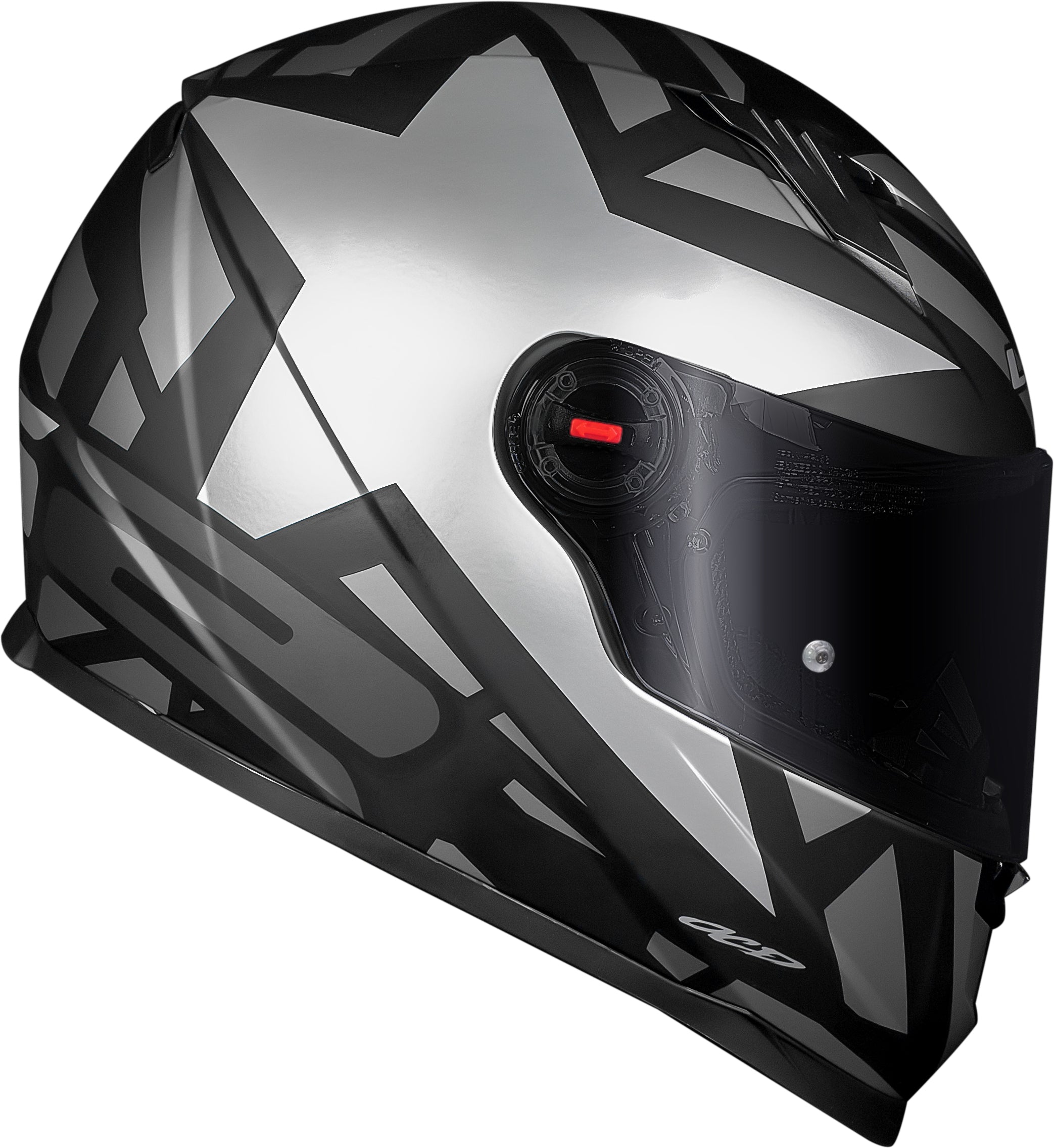 Capacete Ls2 Ff358 Classic Starwar Prata
