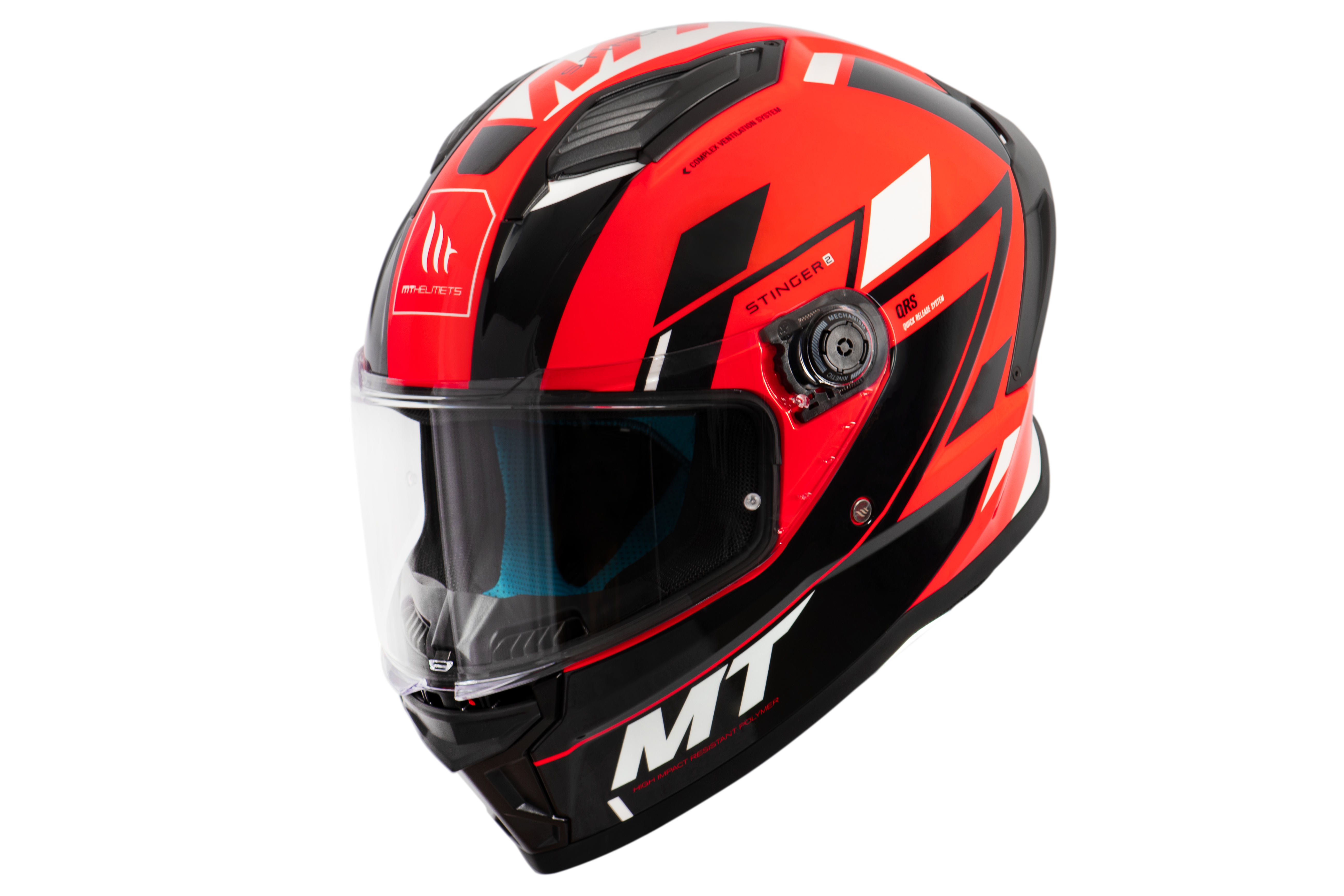 Capacete Mt Helmets Stinger 2 Zivze C5 Vermelho Brilho