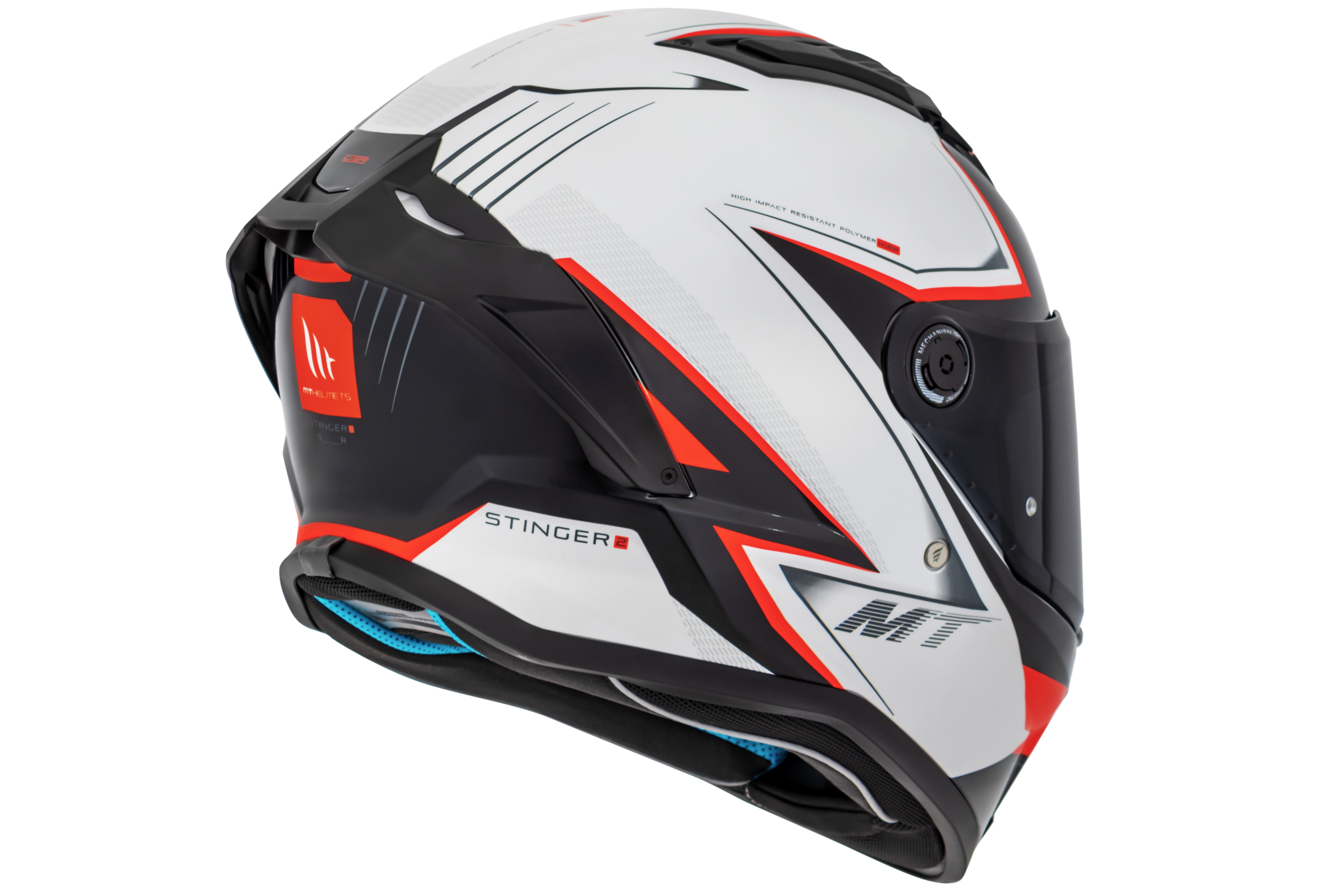 Capacete Mt Helmets Stinger 2 Sr A5 Vermelho Brilho