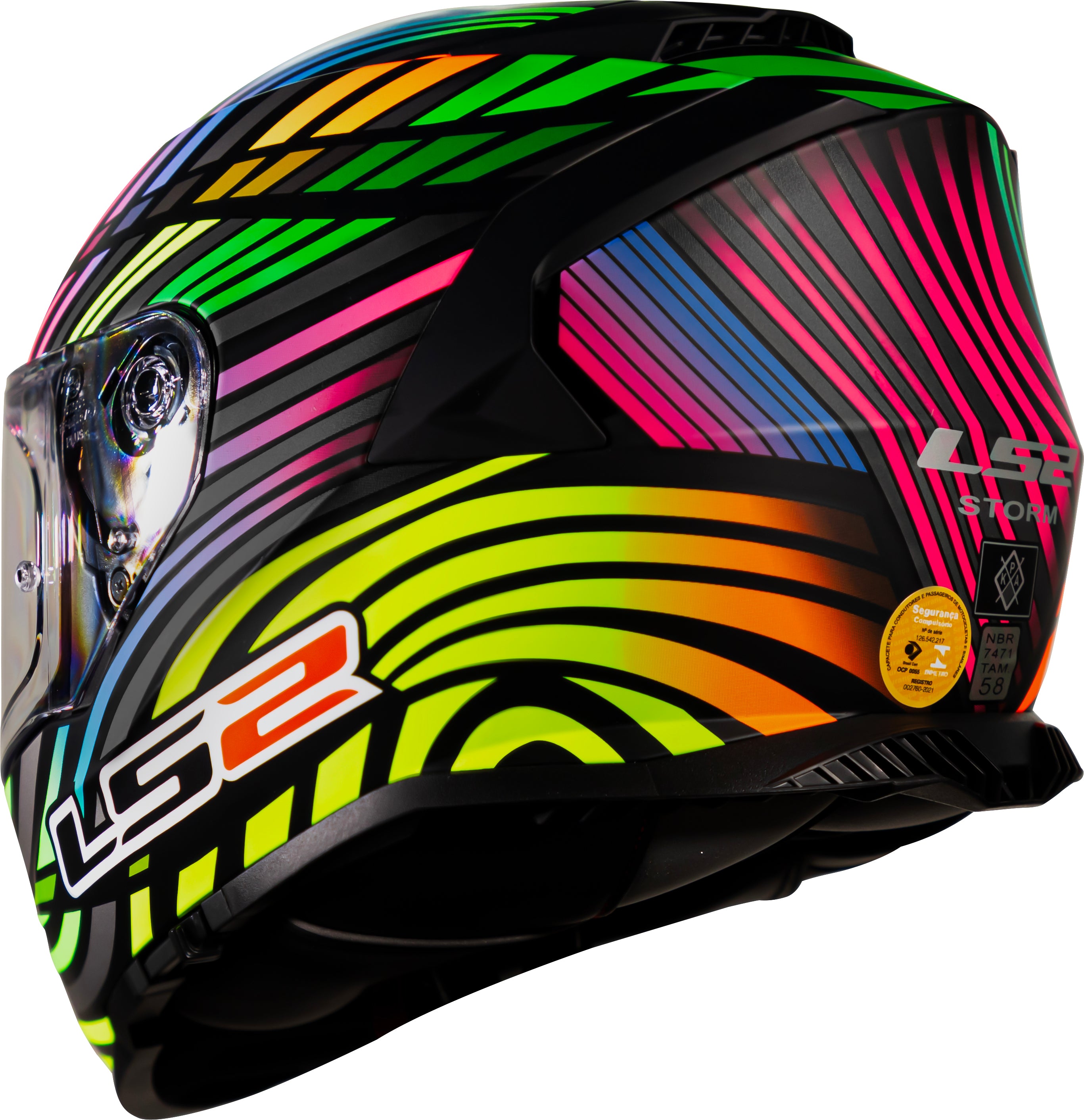 Capacete Ls2 Ff800 Storm Rainbow